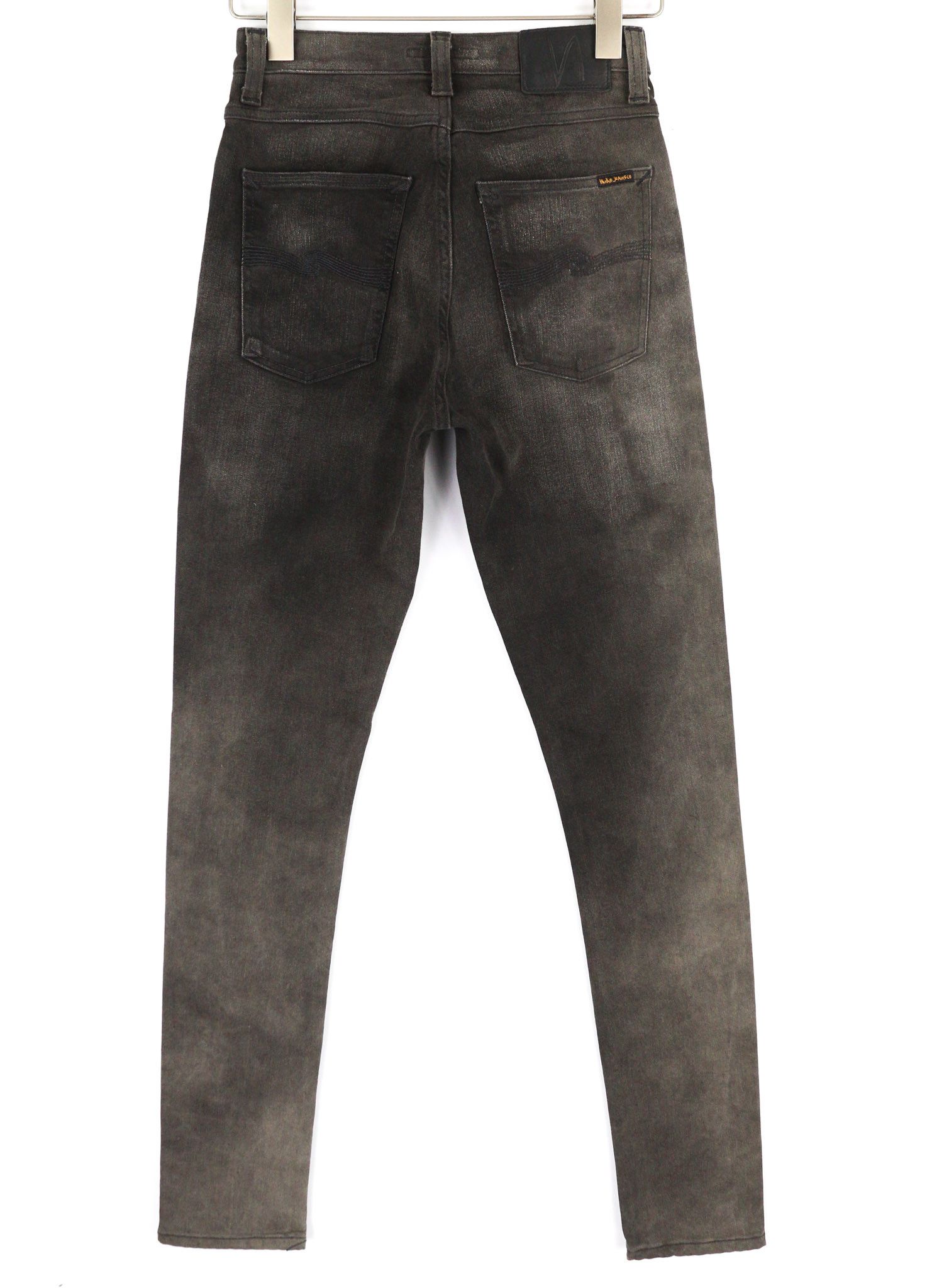 Nudie Jeans PIPE LED W28/L32 Grey Marble Organic Skinny Zip Dark 81918 Size US 28 / EU 44 - 2 Thumbnail