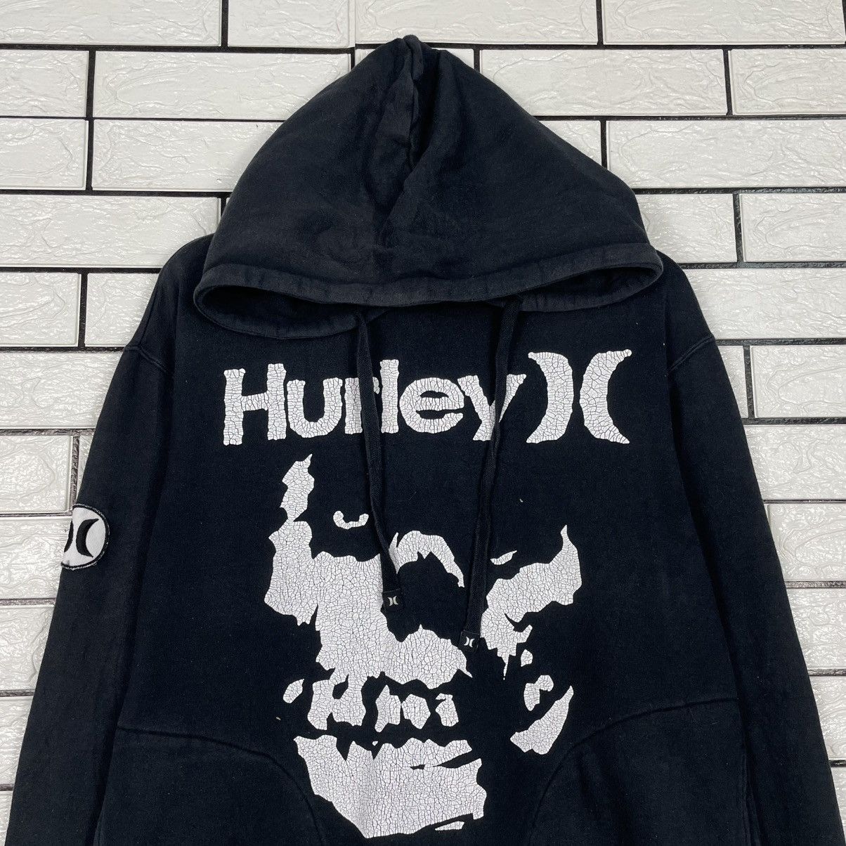 Hurley Hurley Big Logo Pullover Black Hoodie Size US M / EU 48-50 / 2 - 2 Thumbnail