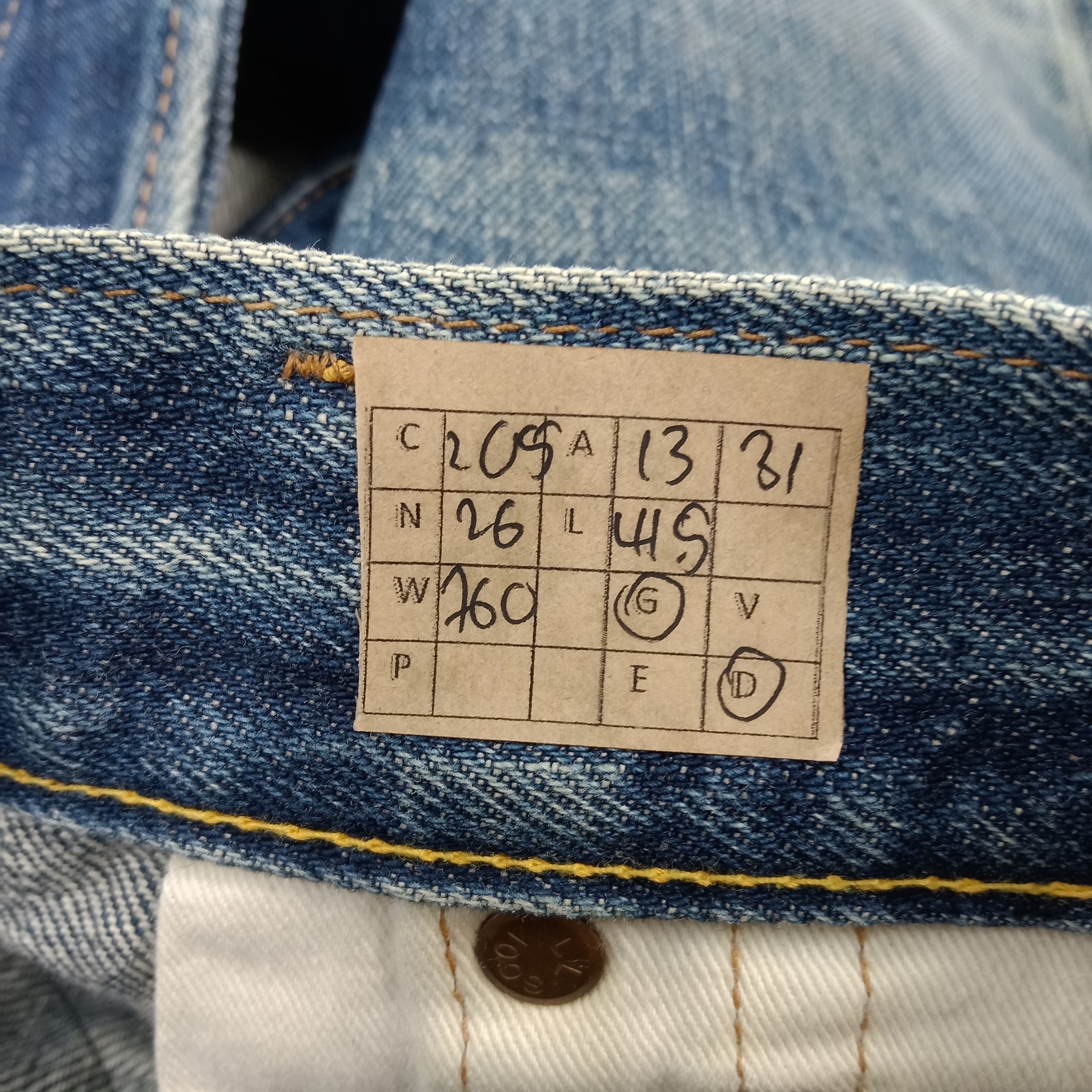 Japanese Brand × Vintage Evis Japanese Brand Daicock Custom Art Jeans Size US 26 / EU 42 - 17 Thumbnail