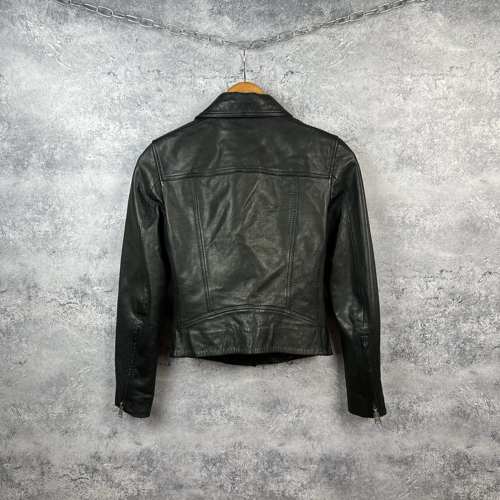 Allsaints Allsaints Leather Jacket Women's Size US 0 Long Sleeve Size XS / US 0-2 / IT 36-38 - 3 Thumbnail