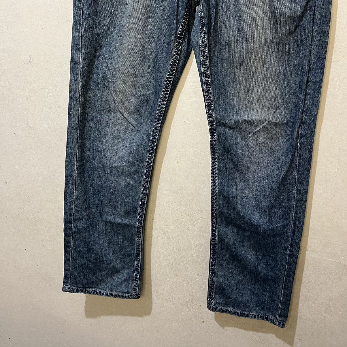 Ecko Unltd. 2000's Ecko Unltd. "Just Salvation" Baggy Denim Pants Size US 35 - 3 Thumbnail