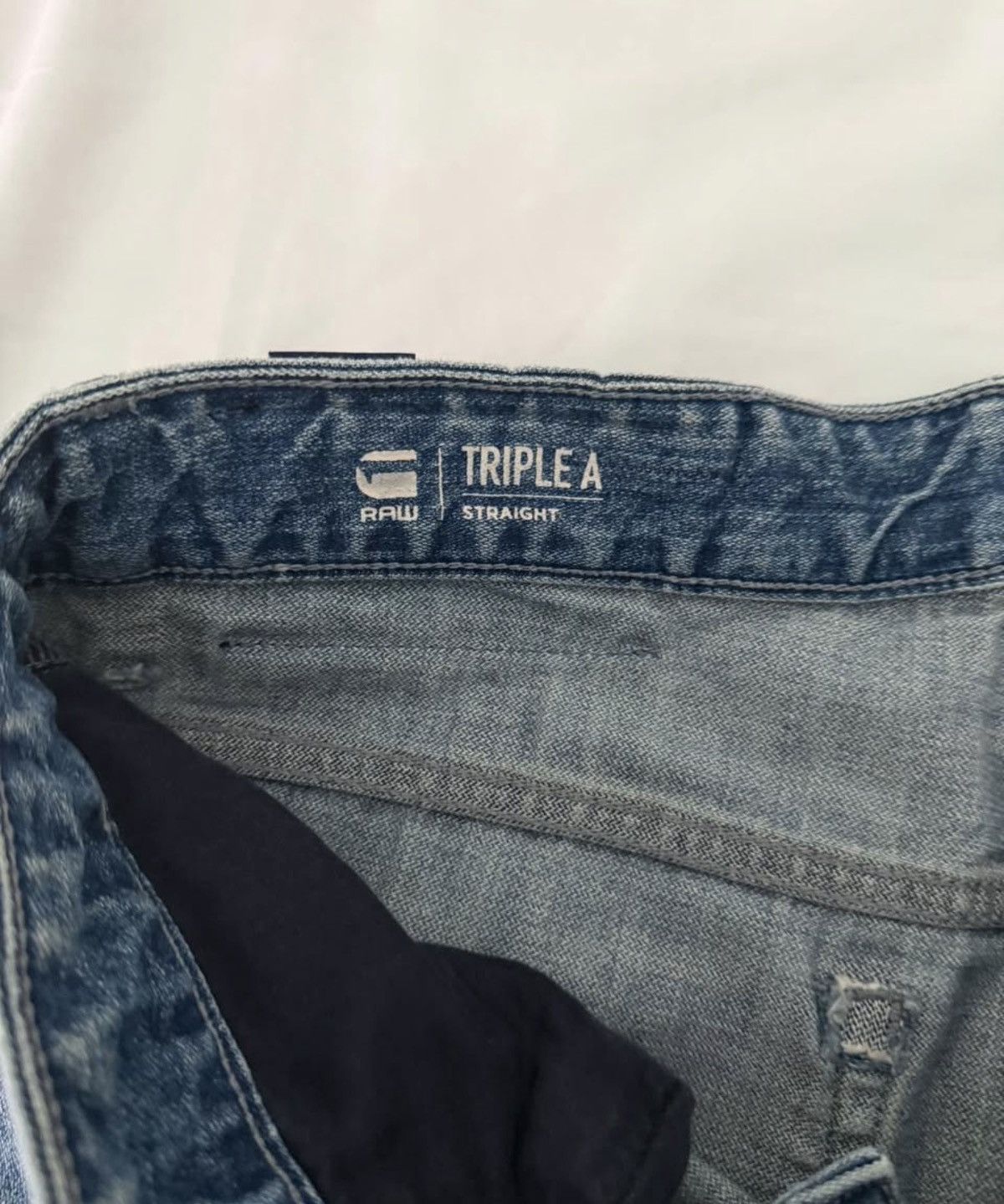 G-Star G Star Raw Straight Denim Jeans Size US 32 / EU 48 - 3 Thumbnail
