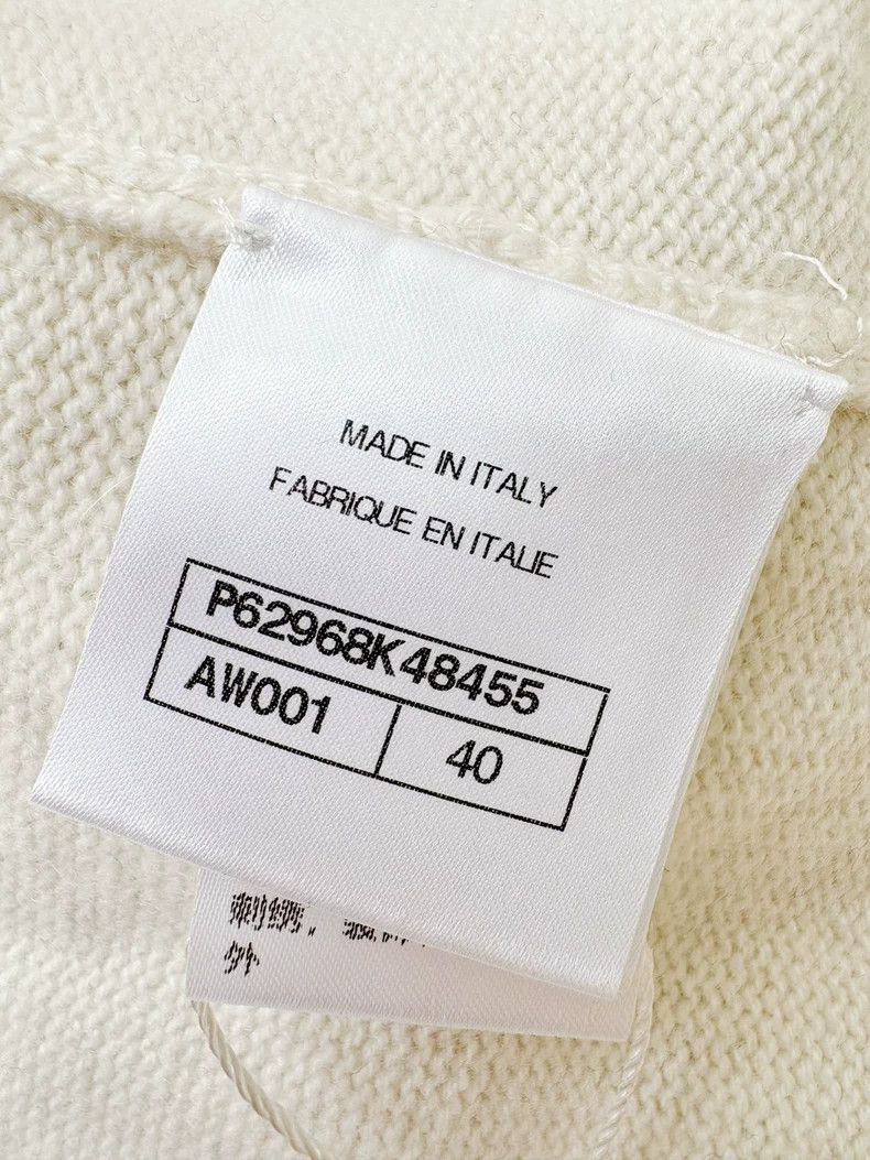 Chanel Chanel Long-sleeved knitted cardigan with chain edge coat Size S / US 4 / IT 40 - 6 Thumbnail