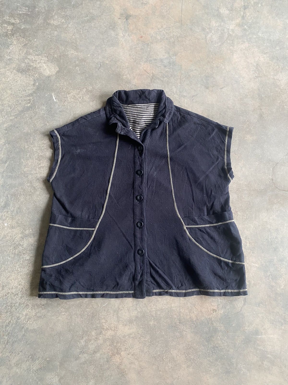 Hysteric Glamour × Japanese Brand × Vintage KAPITAL STYLE JACKET VEST 90s JAPAN LGB PUNK GRUNGE 90s Size US L / EU 52-54 / 3 - 1 Thumbnail