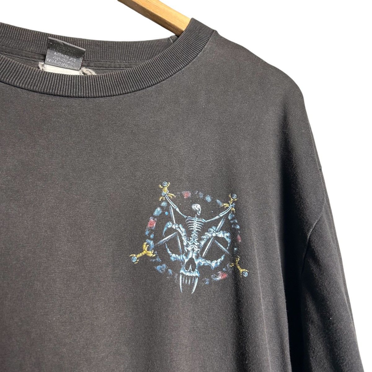 Slayer × Vintage Vintage 90s Slayer live intrusion Long Sleeve Tshirt Size US XL / EU 56 / 4 - 5 Thumbnail