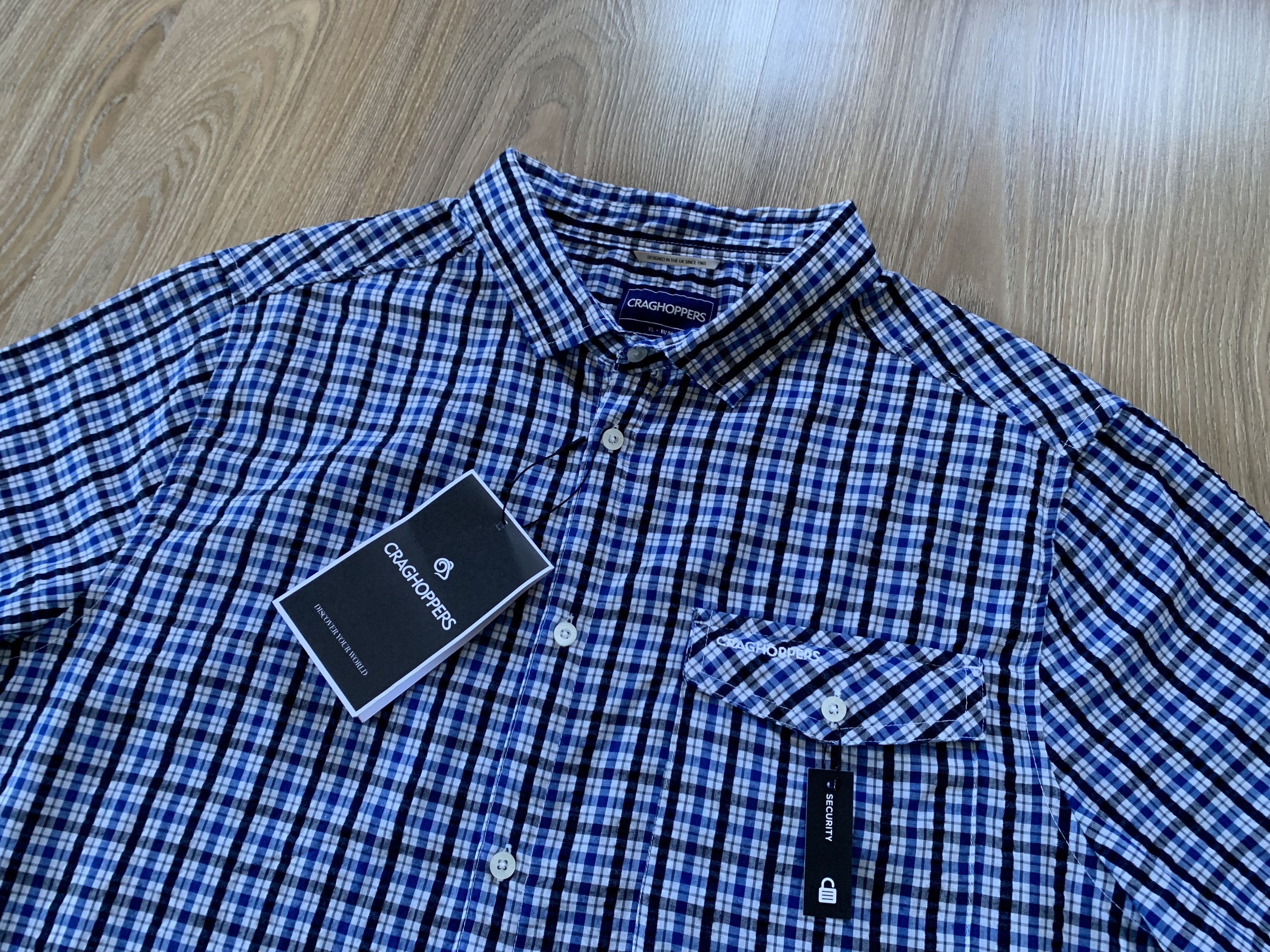 Other Craghoppers Plaid Trekking Hiking Short Sleeve Shirt Size US XL / EU 56 / 4 - 4 Thumbnail