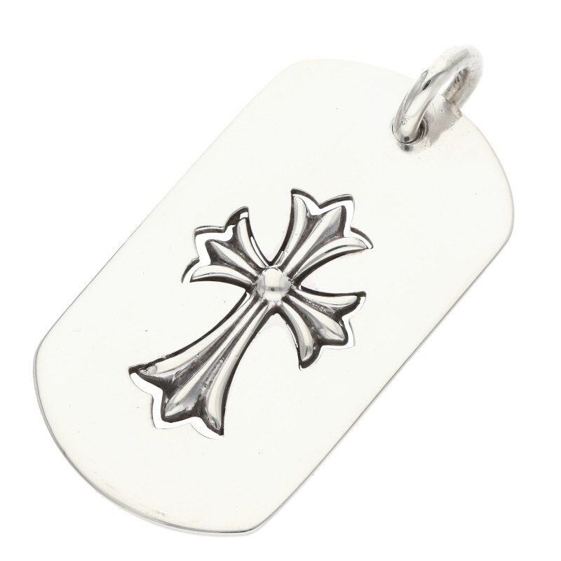 Chrome Hearts Chrome Hearts Cut Out Tiny Cross Dog Tag Necklace Size ONE SIZE - 1 Thumbnail