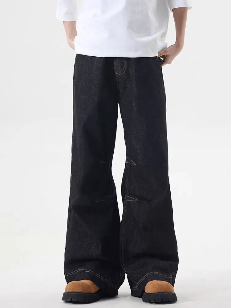 Jean Street hip hop wash Y2K vintage baggy jeans Size US 33 - 4 Thumbnail