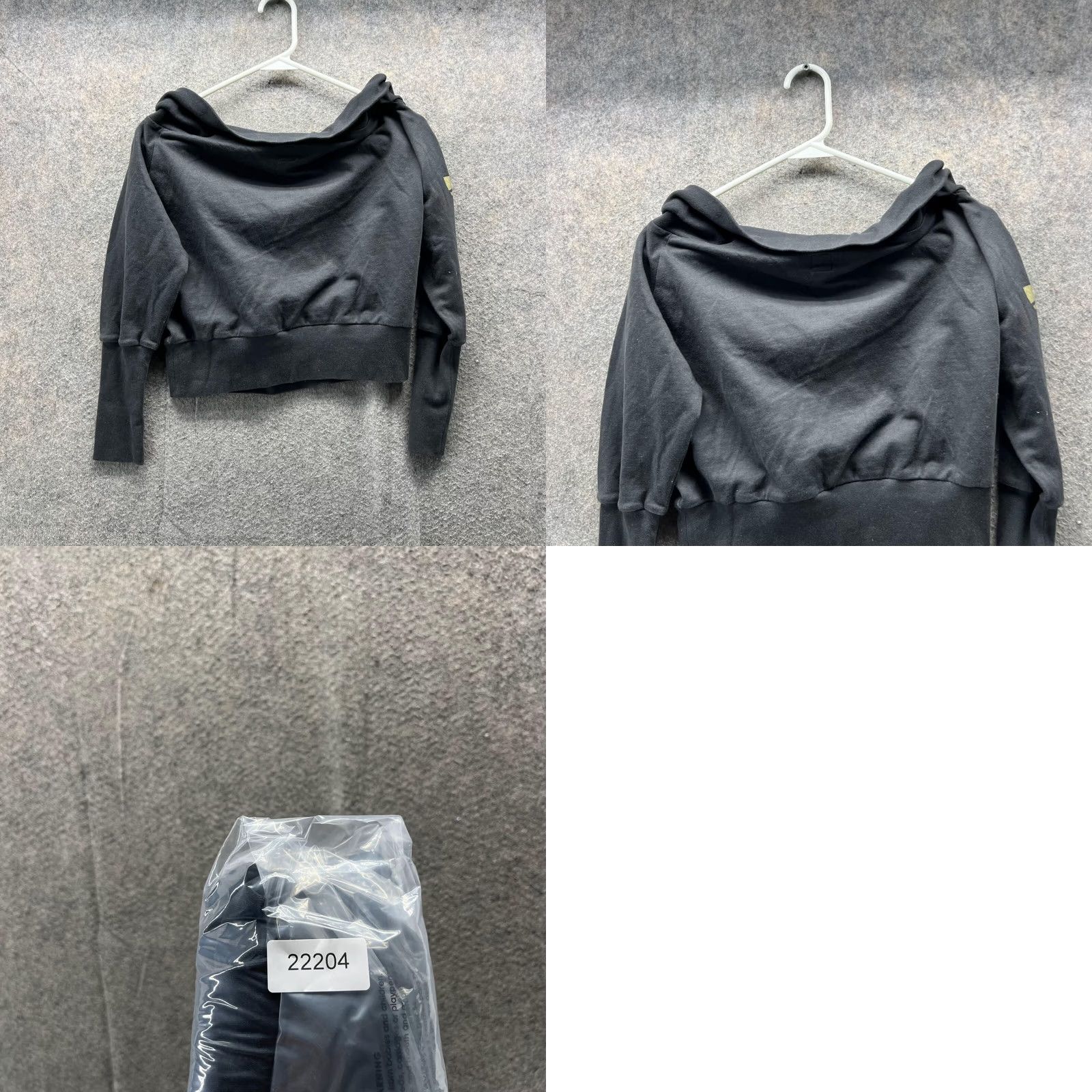 Adidas Adidas Sweater Women Medium Gray Pullover Fleece Trefoil Logo Cowl Casual All Seasons Long Sleeve Size M / US 6-8 / IT 42-44 - 8 Thumbnail