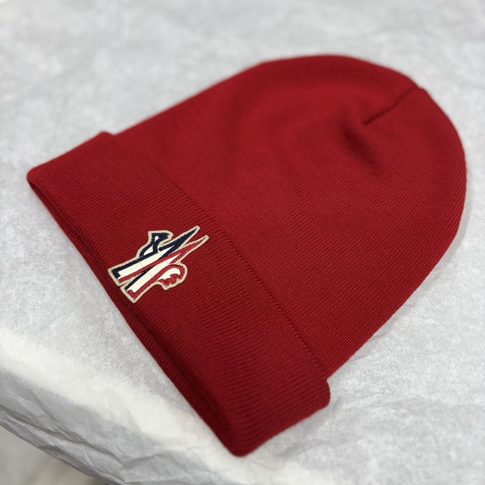 Moncler Grenoble Moncler Grenoble Wool Beanie ' Red ' | NEW! Size ONE SIZE - 3 Thumbnail