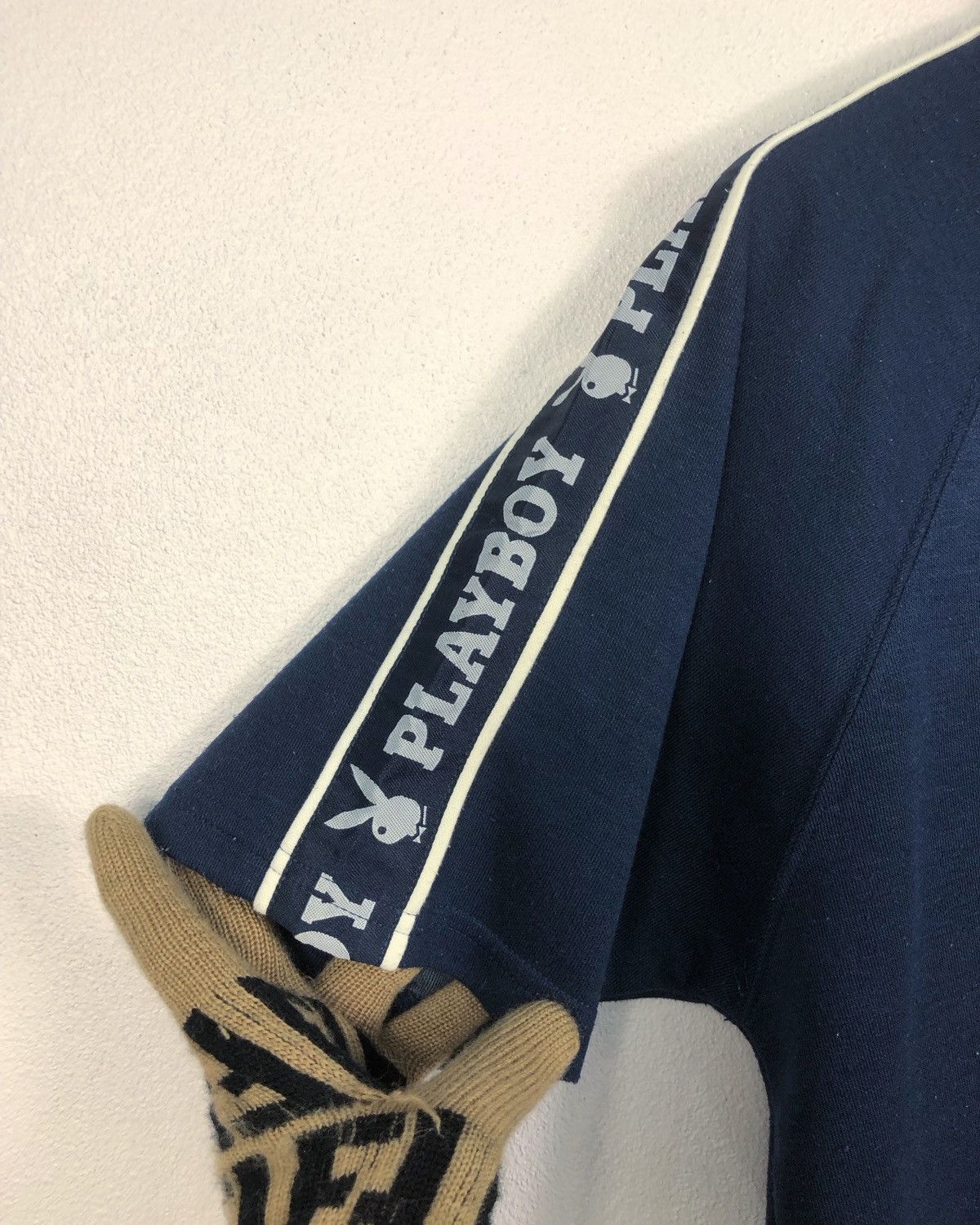 Playboy Rare Vintage Playboy Embroidered Big Logo Tee Size US M / EU 48-50 / 2 - 6 Thumbnail