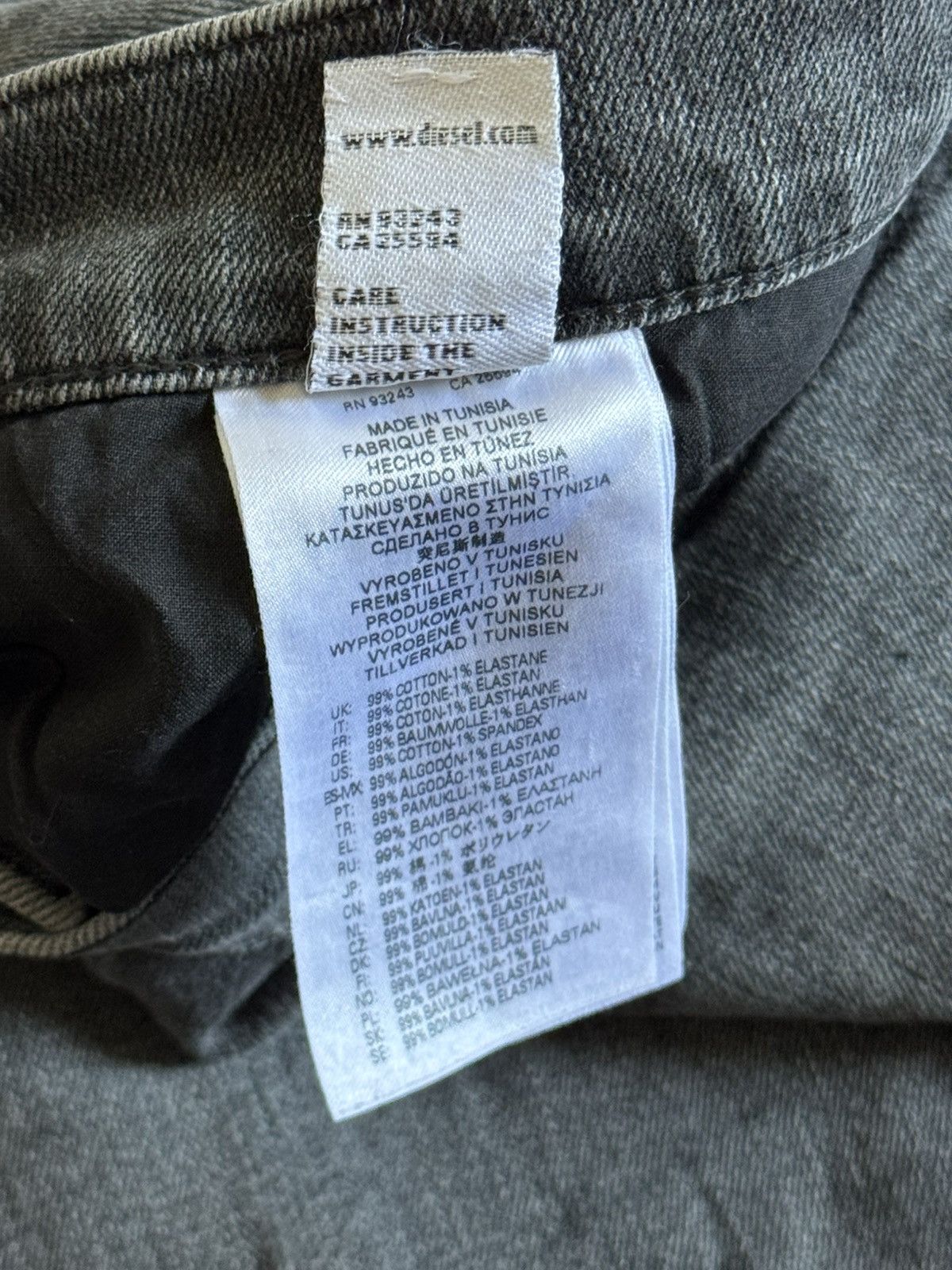 Diesel Diesel 38/32 D-Luster slim denim pants jeans trousers 👖 y2k Size US 38 / EU 54 - 12 Thumbnail