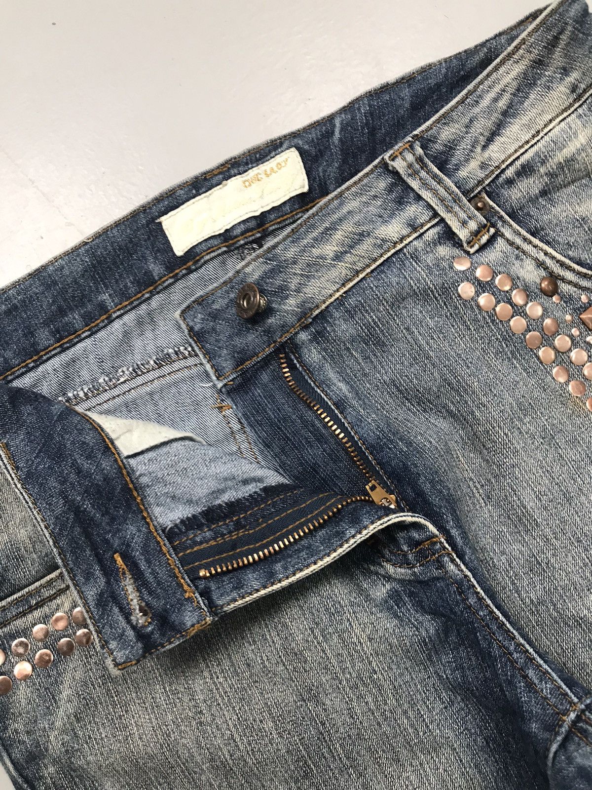 JNCO Vintage Y2K stone embroidered bootcut denim Size 32" / US 10 / IT 46 - 5 Thumbnail