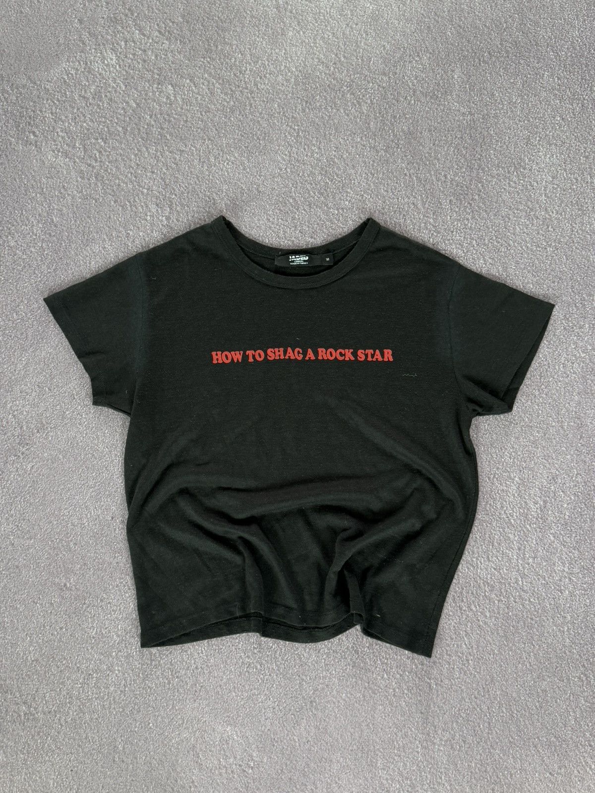 Jaded London 00s Jaded London “How To Shag A Rockstar” Y2K T-Shirt Size M / US 6-8 / IT 42-44 - 1 Thumbnail