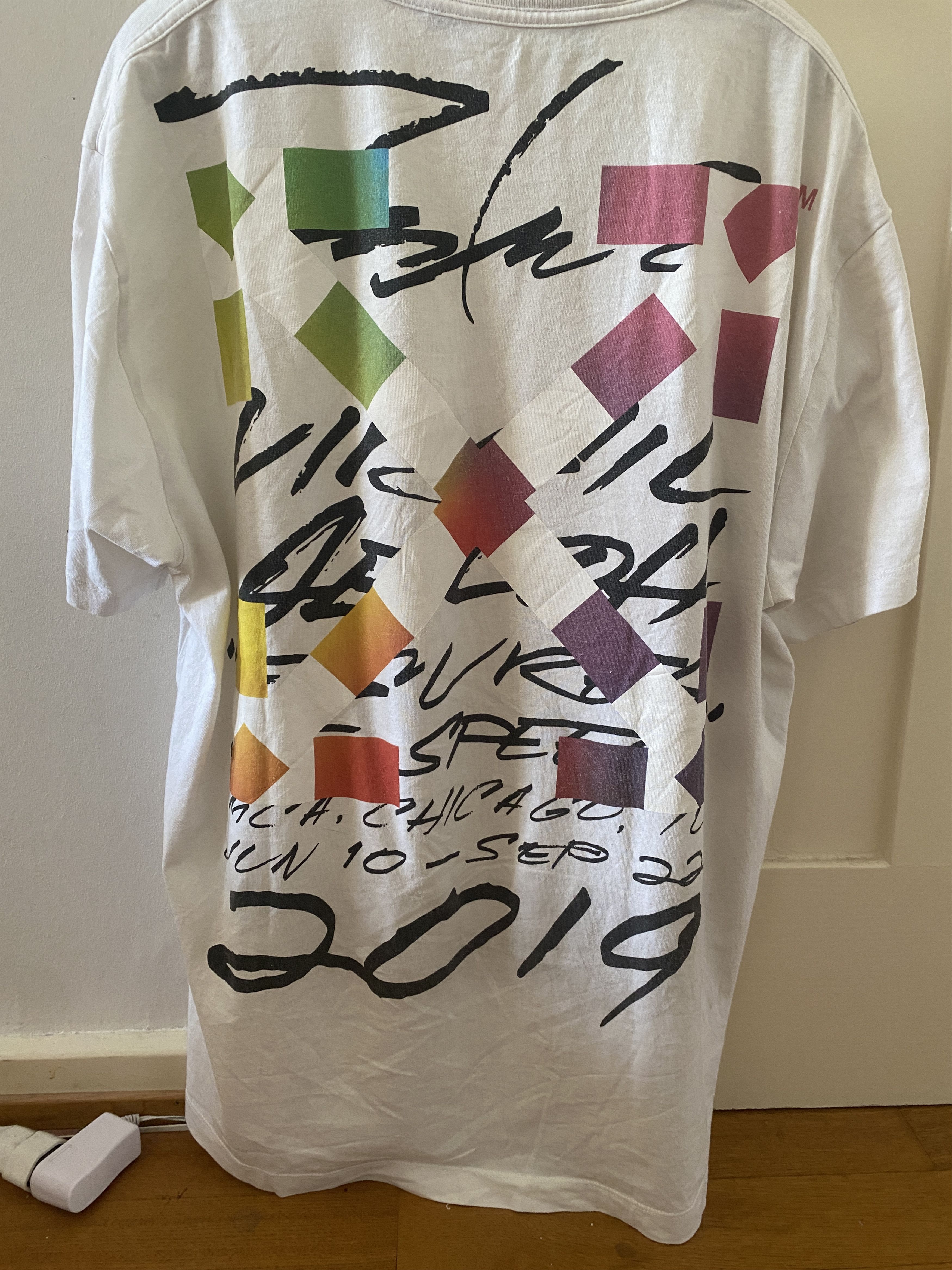 Futura × Off-White Alien Print Shirt Size US M / EU 48-50 / 2 - 2 Thumbnail