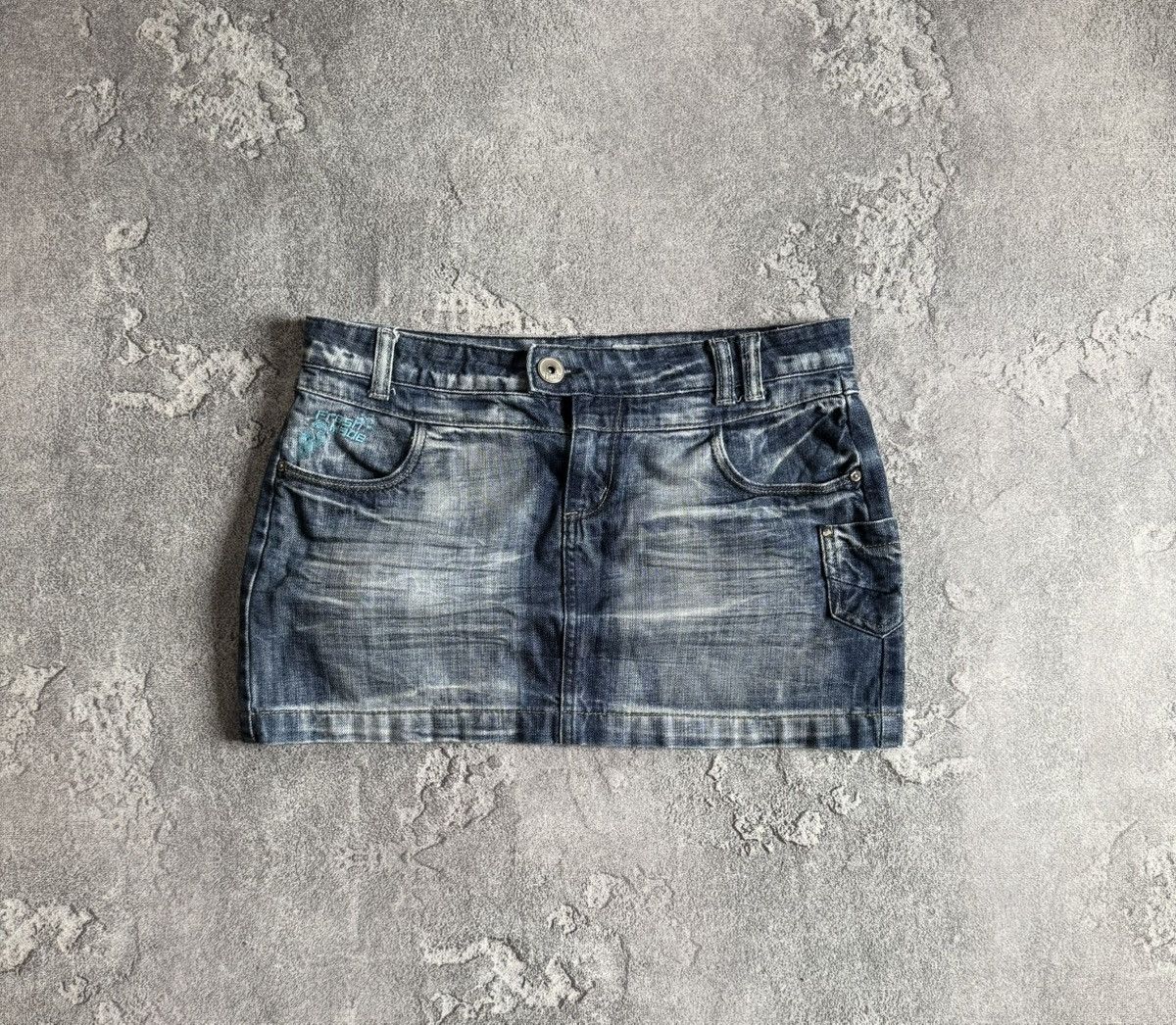 Japanese Brand Y2K avantgarde denim mini skirt hysteric glamour japanese Size 26" / US 2 / IT 38 - 7 Thumbnail