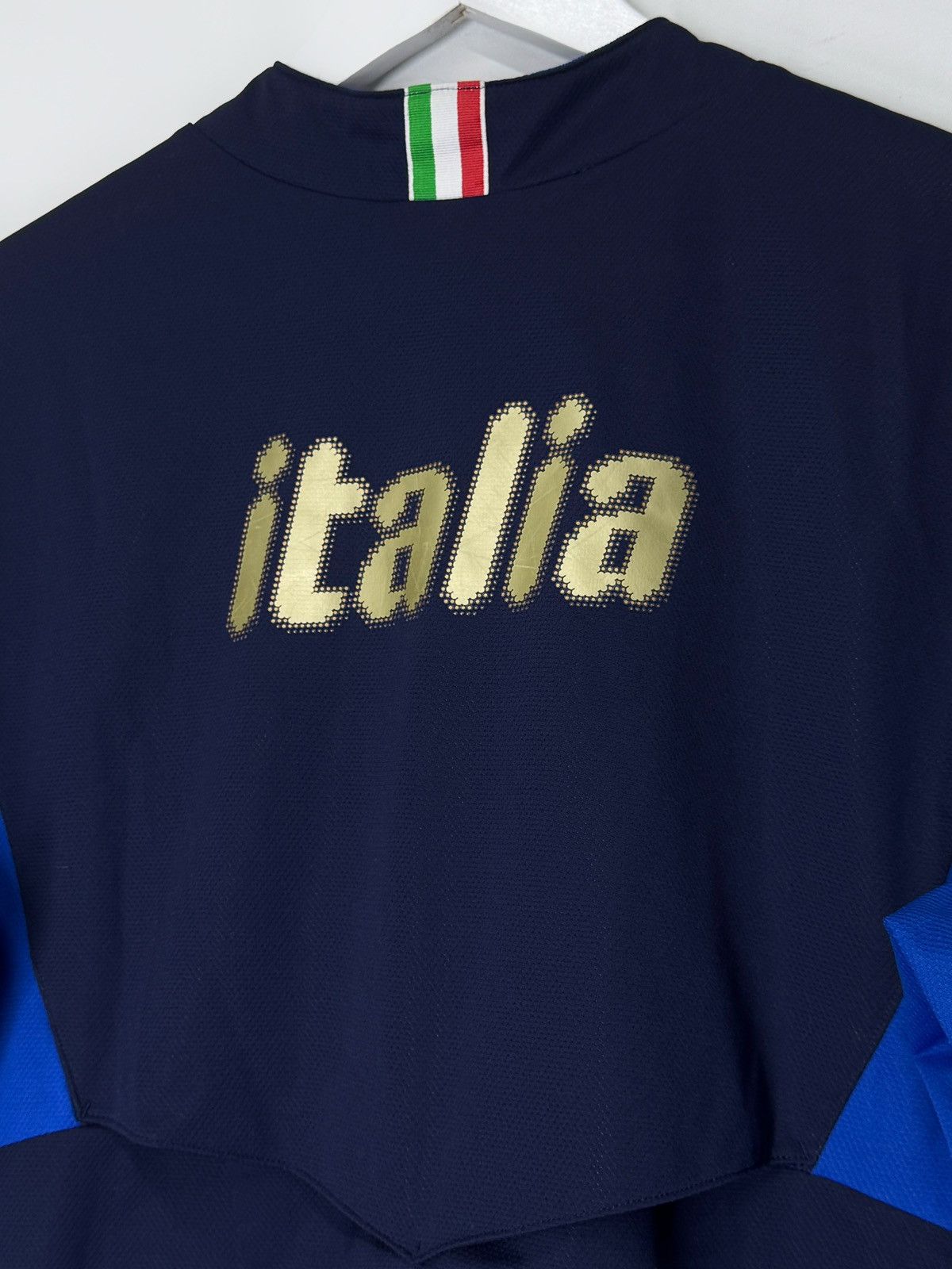 Puma Puma Italy 1/4 Zip Drill Top World Cup Size US L / EU 52-54 / 3 - 3 Thumbnail