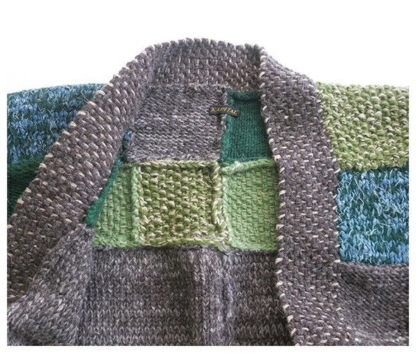 Kapital KAPITAL Capital 3G Wool Hand Knit TUGIHAGI KESA Cardigan Size US L / EU 52-54 / 3 - 2 Thumbnail
