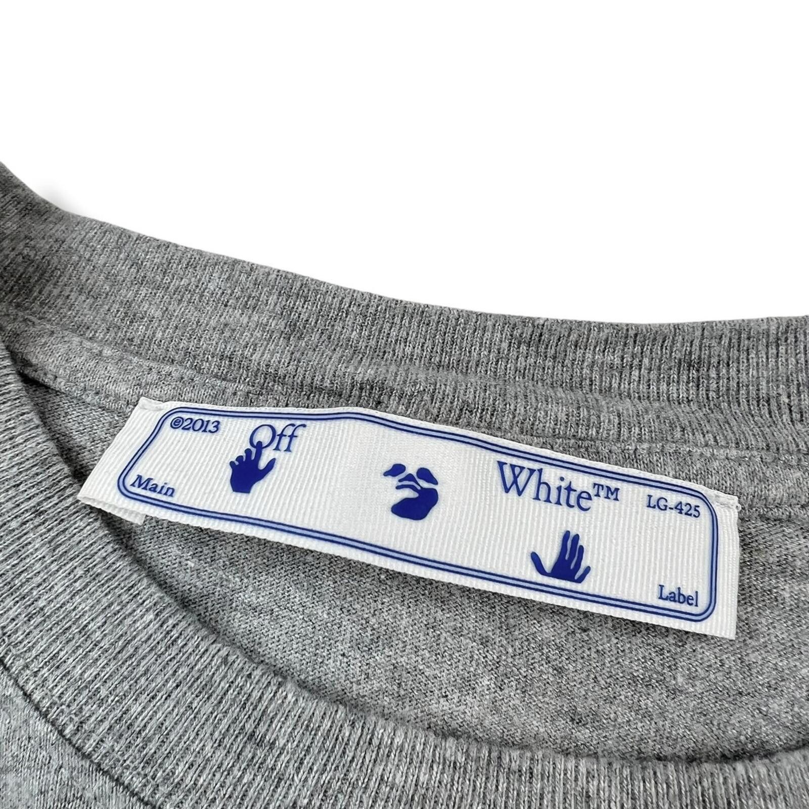 Off-White Off-White Negative Marker Arrows Grey T Shirt Size US L / EU 52-54 / 3 - 5 Thumbnail