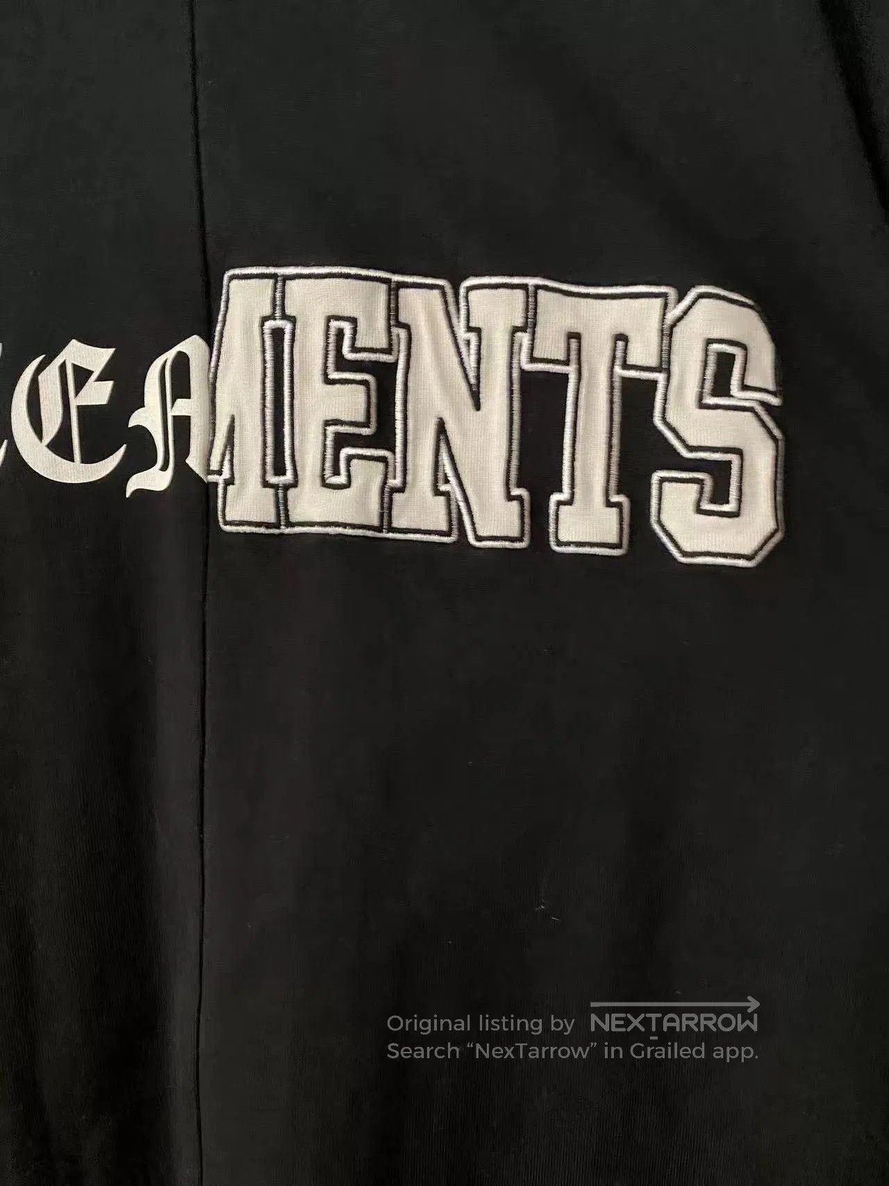 Vetements Vetements Embroidered Short Sleeve Shirt. Size US S / EU 44-46 / 1 - 3 Thumbnail