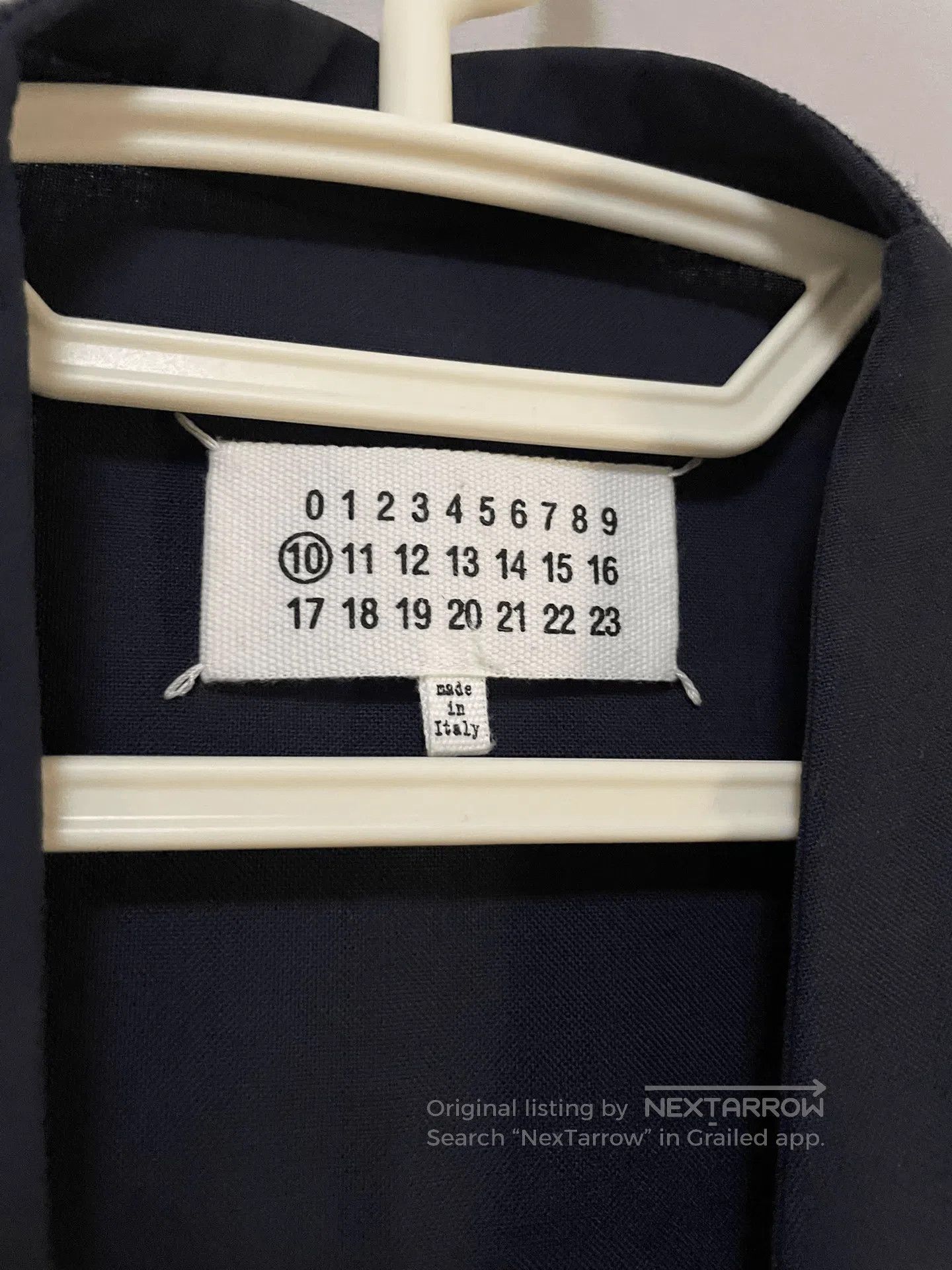 Maison Margiela Maison Margiela Navy Wool Sleeveless Jacket. Size US S / EU 44-46 / 1 - 3 Thumbnail