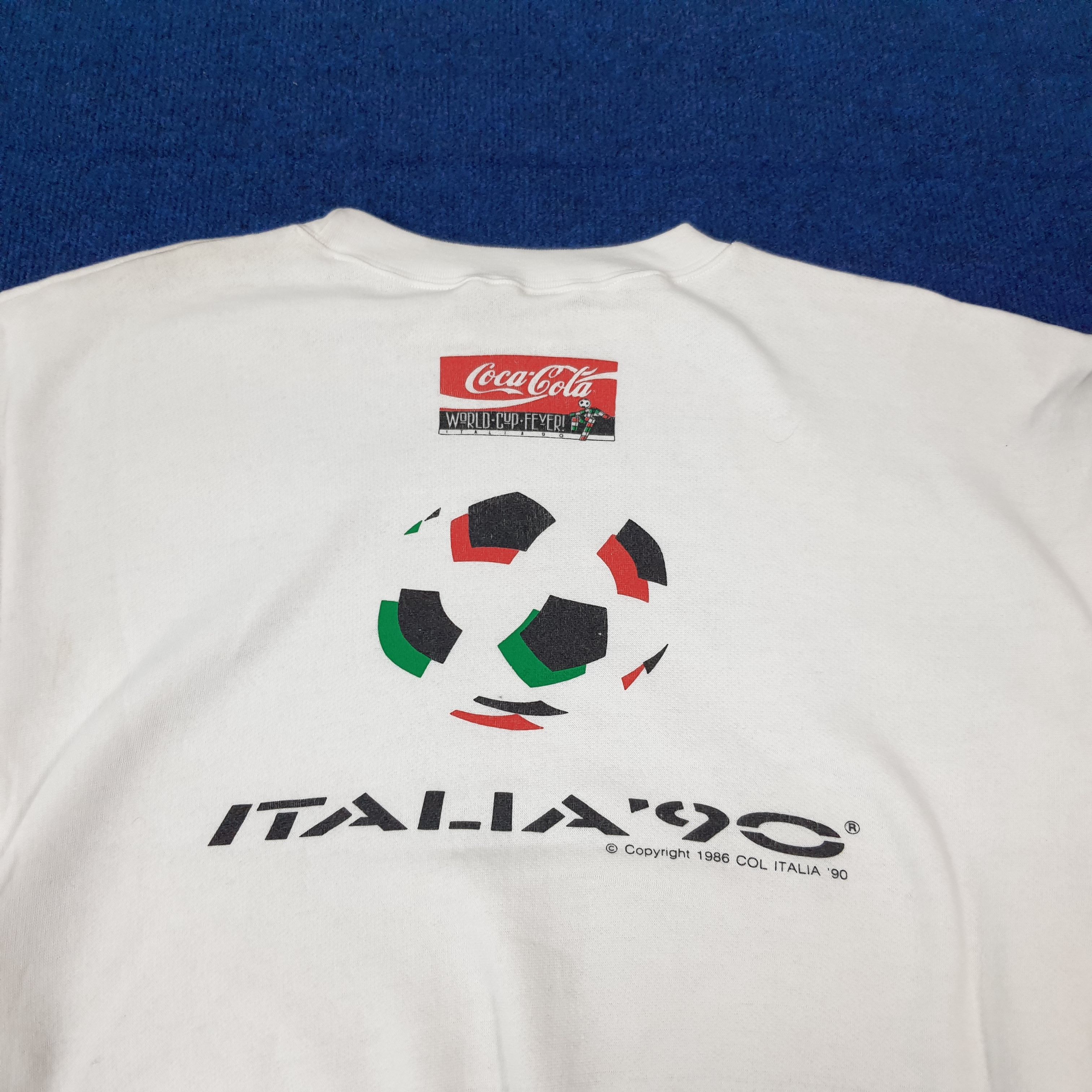 Coca Cola Vintage Coca Cola Italia'90 World Cup Sweatshirt C270N15 Size US XL / EU 56 / 4 - 5 Thumbnail