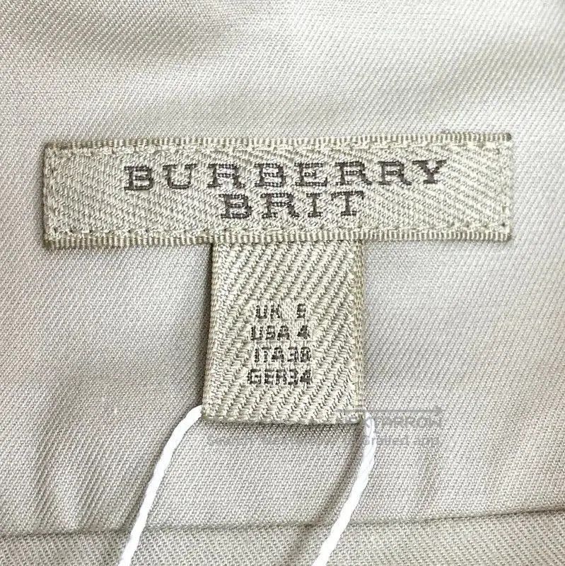 Burberry Burberry Khaki Cotton Dress for Women. Size S / US 4 / IT 40 - 5 Thumbnail