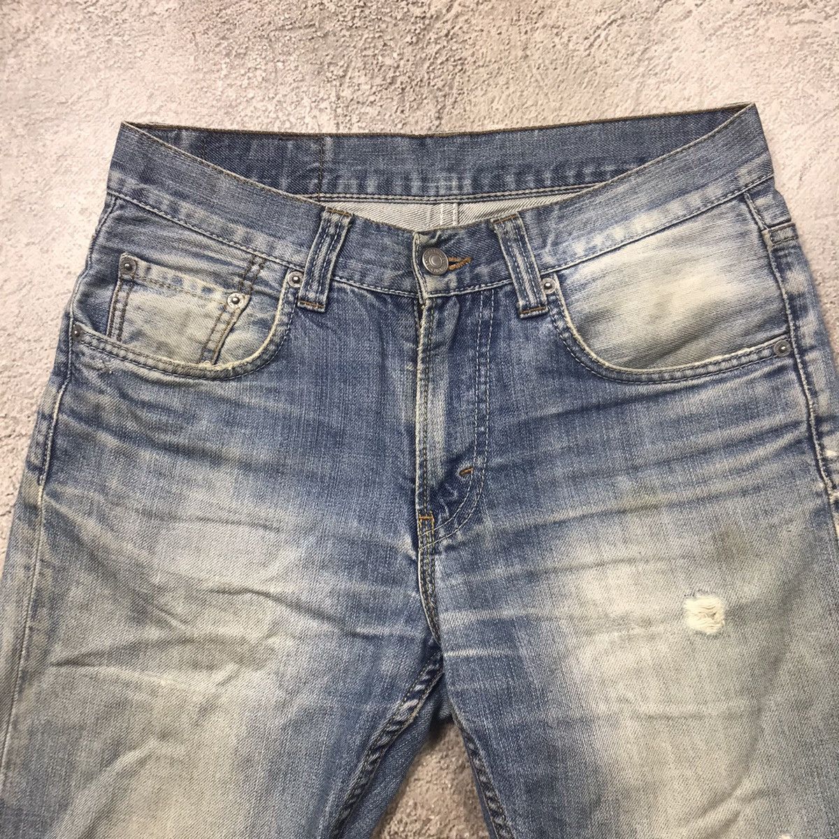 Vintage Vintage Levis Distressed Shorts Sun Faded Thrashed Y2K 30 Size US 30 / EU 46 - 4 Thumbnail