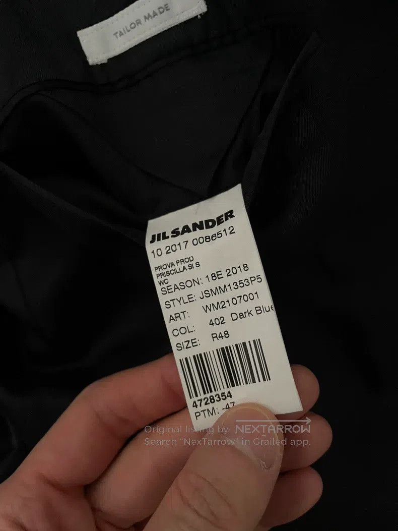 Jil Sander jilsander size 48 Show style knife cut suit Size 36R - 5 Thumbnail