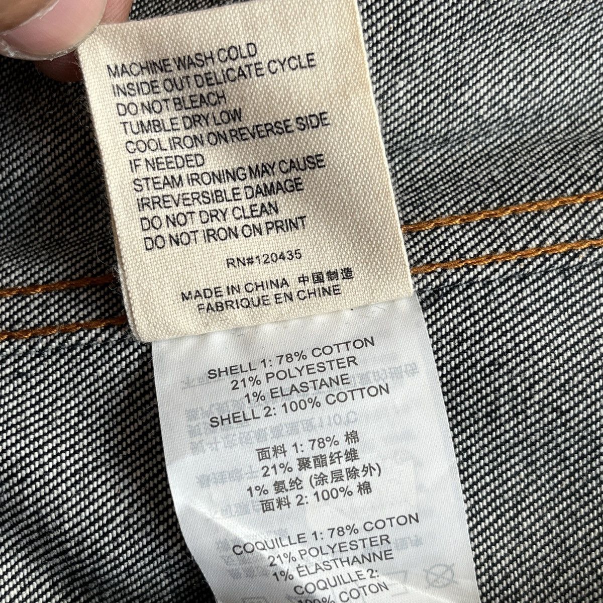 Evisu Seagull Insert Daicock Denim Jacket