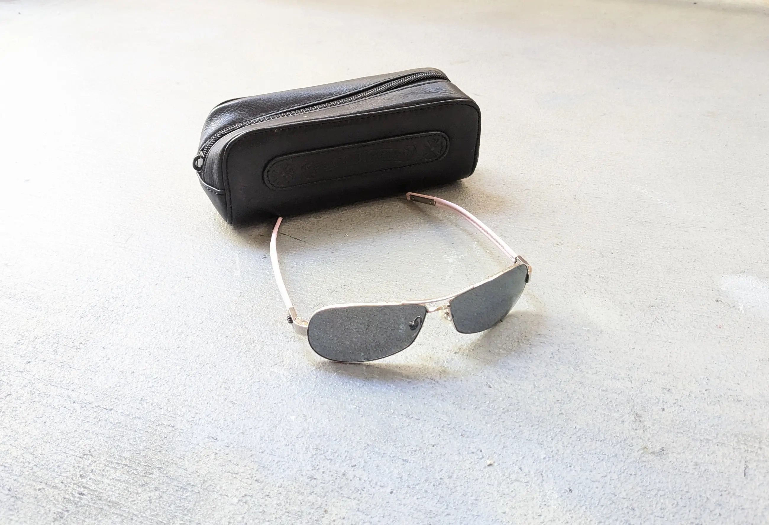 Chrome Hearts Chrome Hearts Sunglasses Red Riot Pink Silver Cross Size ONE SIZE - 1 Thumbnail