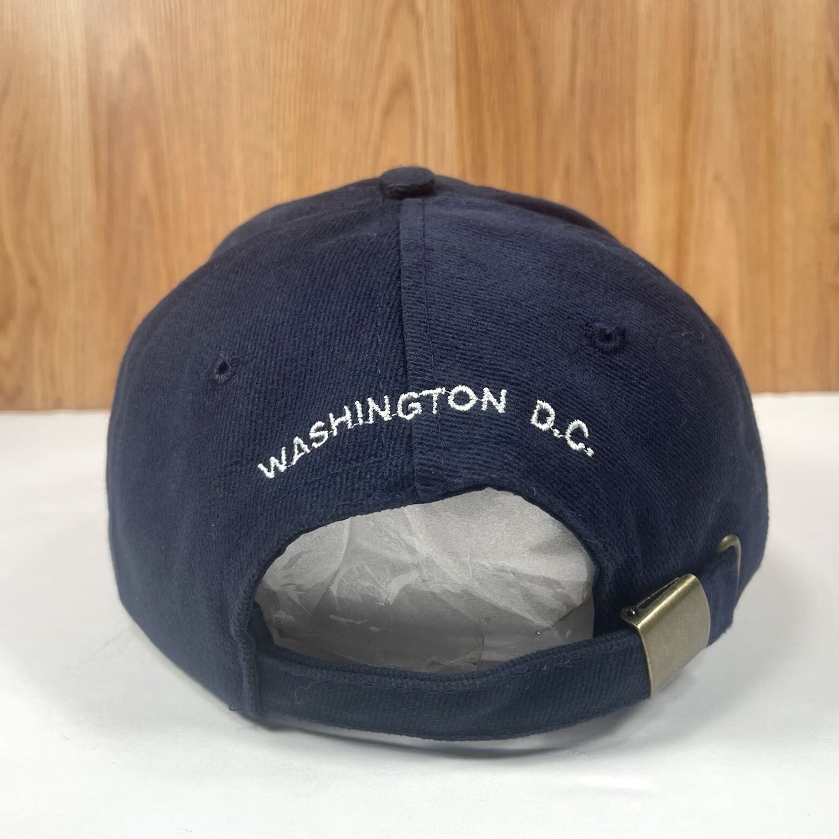 Vintage ATT Headwear Washington DC Adult Adjustable StrapBack Baseball Hat Cap Navy Size ONE SIZE - 5 Thumbnail