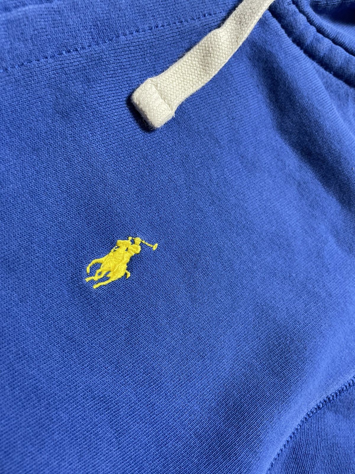 Polo Ralph Lauren × Ralph Lauren × Vintage Vintage Blue Zip Up Hoodie Polo Ralph Lauren Hype PRL Y2K Size US S / EU 44-46 / 1 - 6 Thumbnail