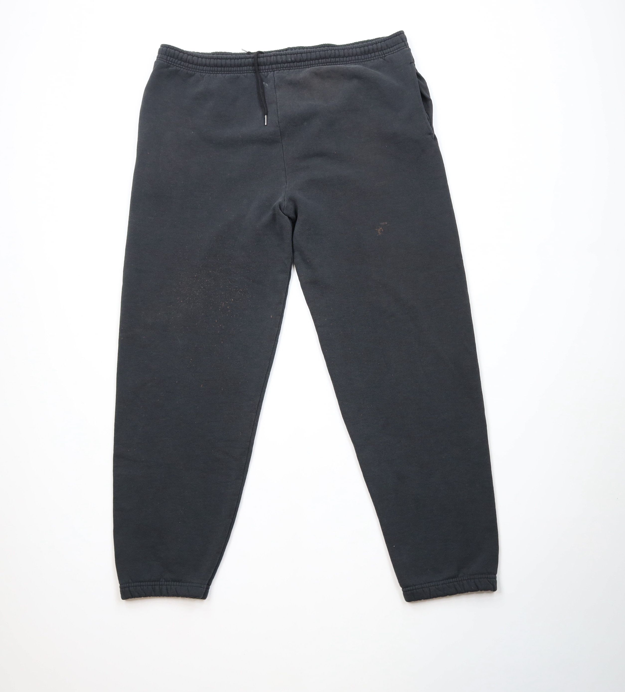 Vintage Vintage 90s Streetwear Sweatpants Joggers Pants Black USA Size US 38 / EU 54 - 1 Thumbnail
