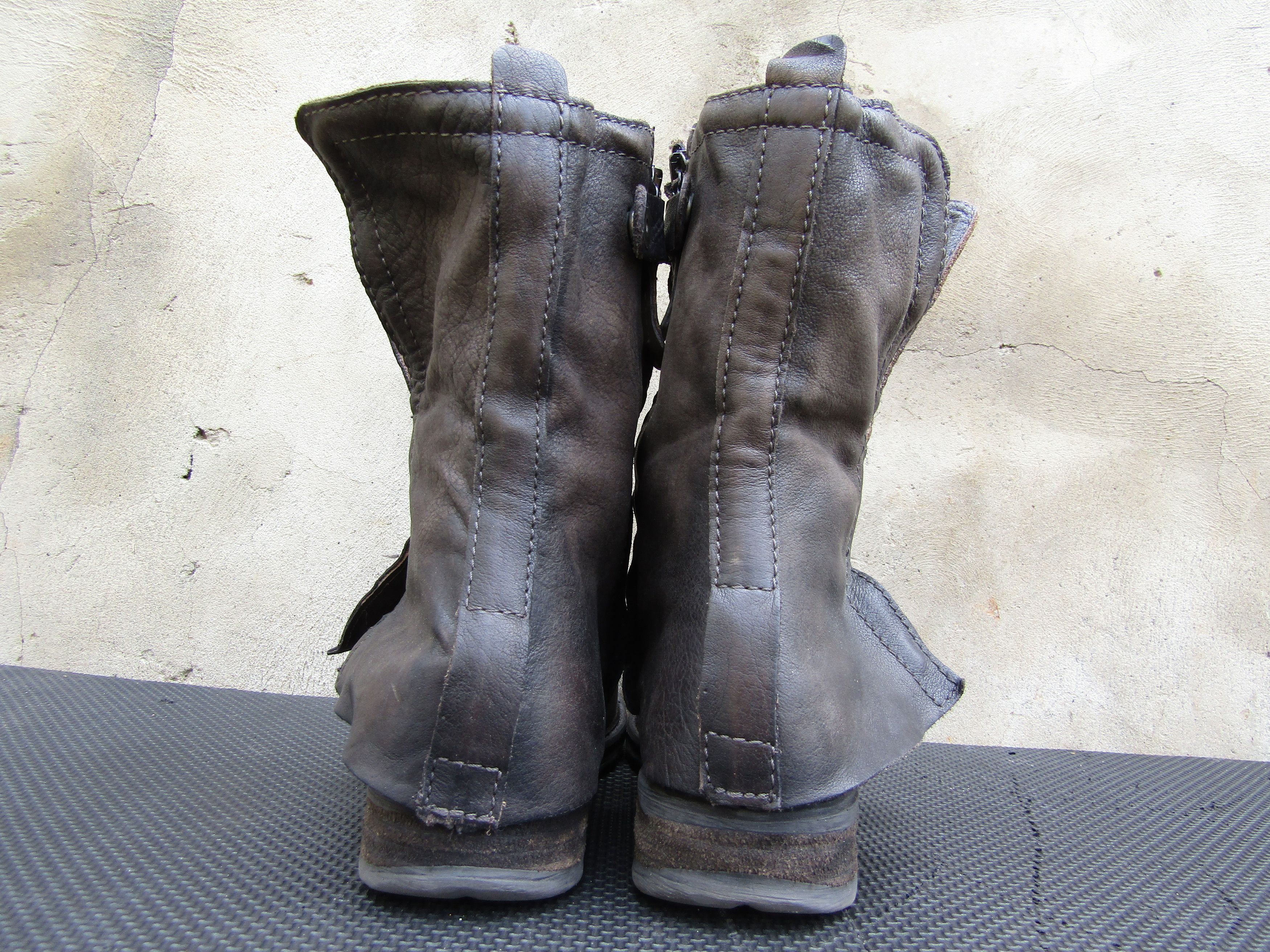 A.S.98 Airstep A.S.98 Boho Rock Leather Zip Biker brown/Gray Punk Size US 8 / IT 38 - 8 Thumbnail
