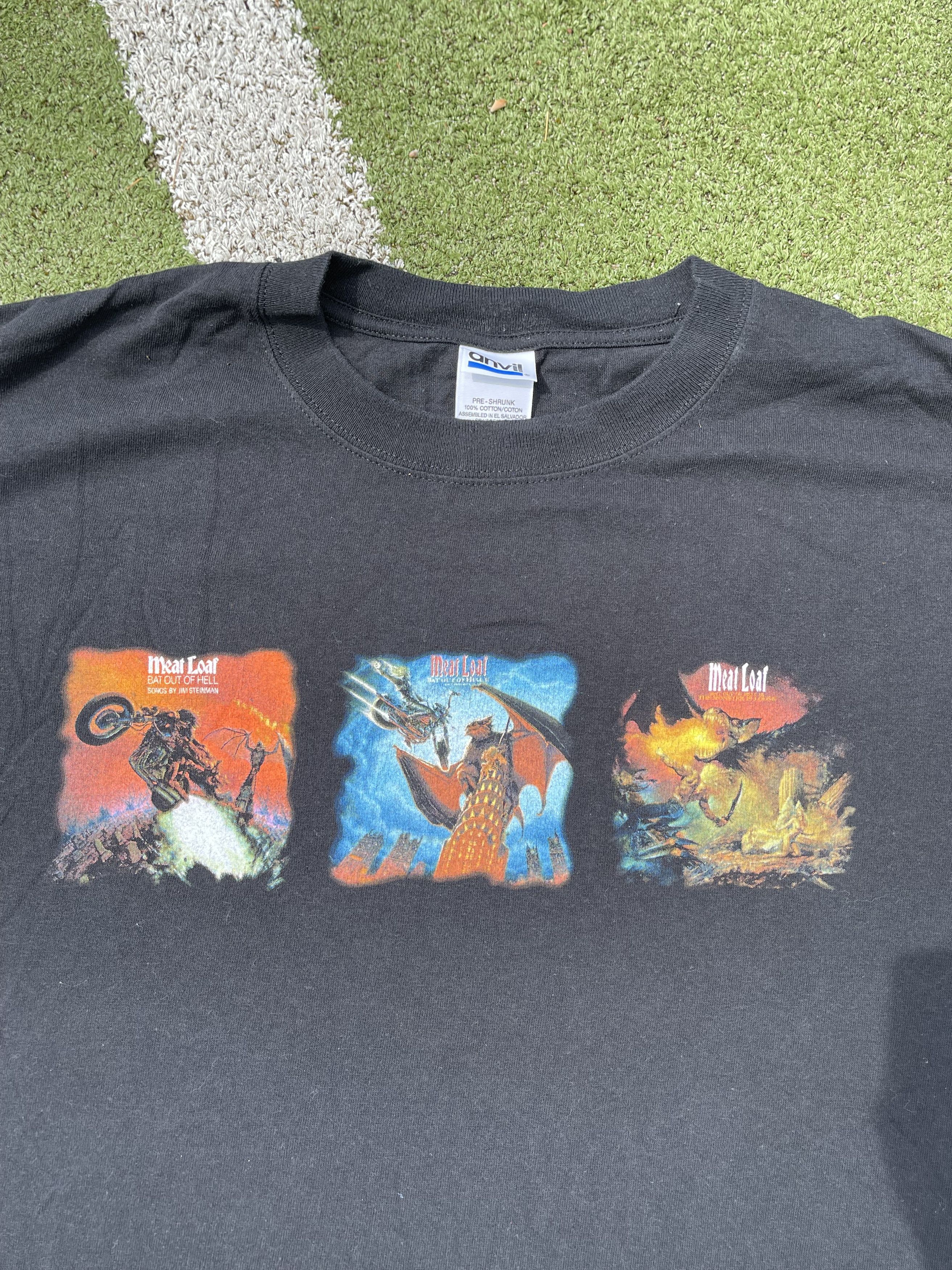 Band Tees × Vintage 2006 Meatloaf Bat Out Of Hell Rock Band Tour T-Shirt Size US XL / EU 56 / 4 - 4 Thumbnail