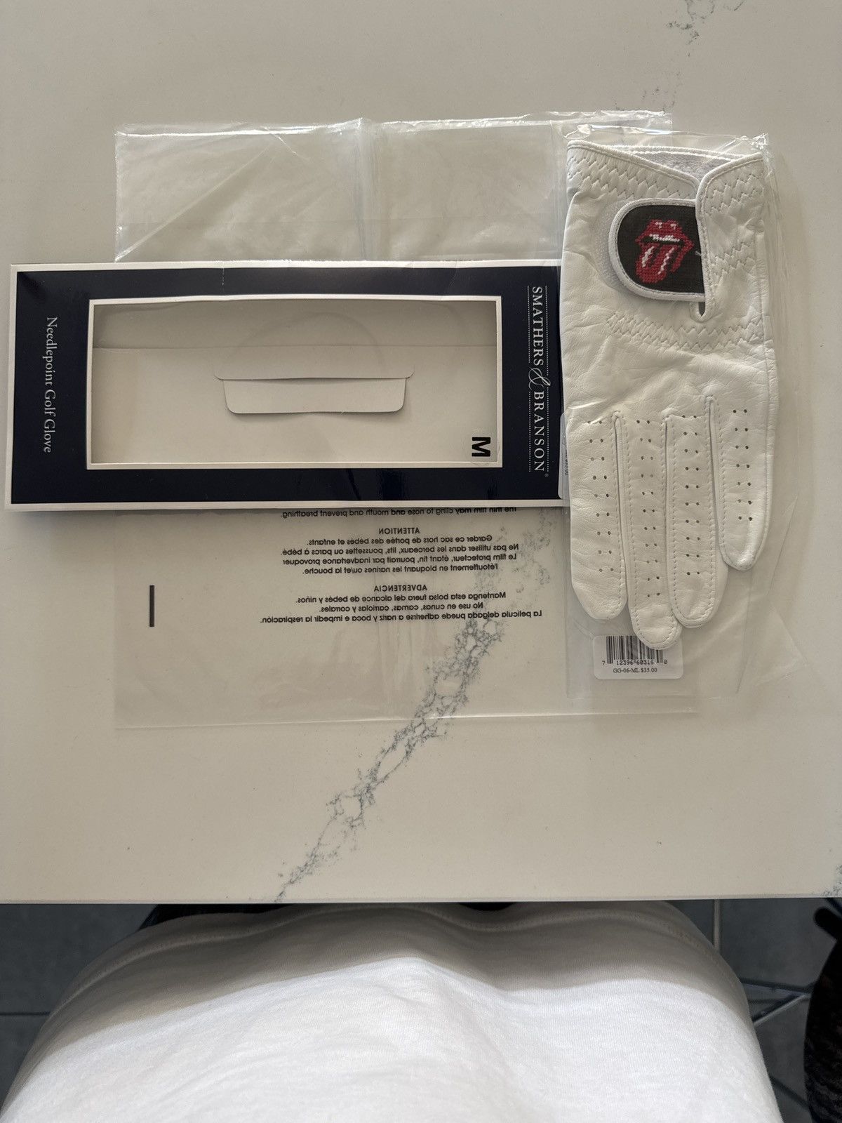The Rolling Stones Rolling Stones Golf Glove Size 30 - 1 Thumbnail