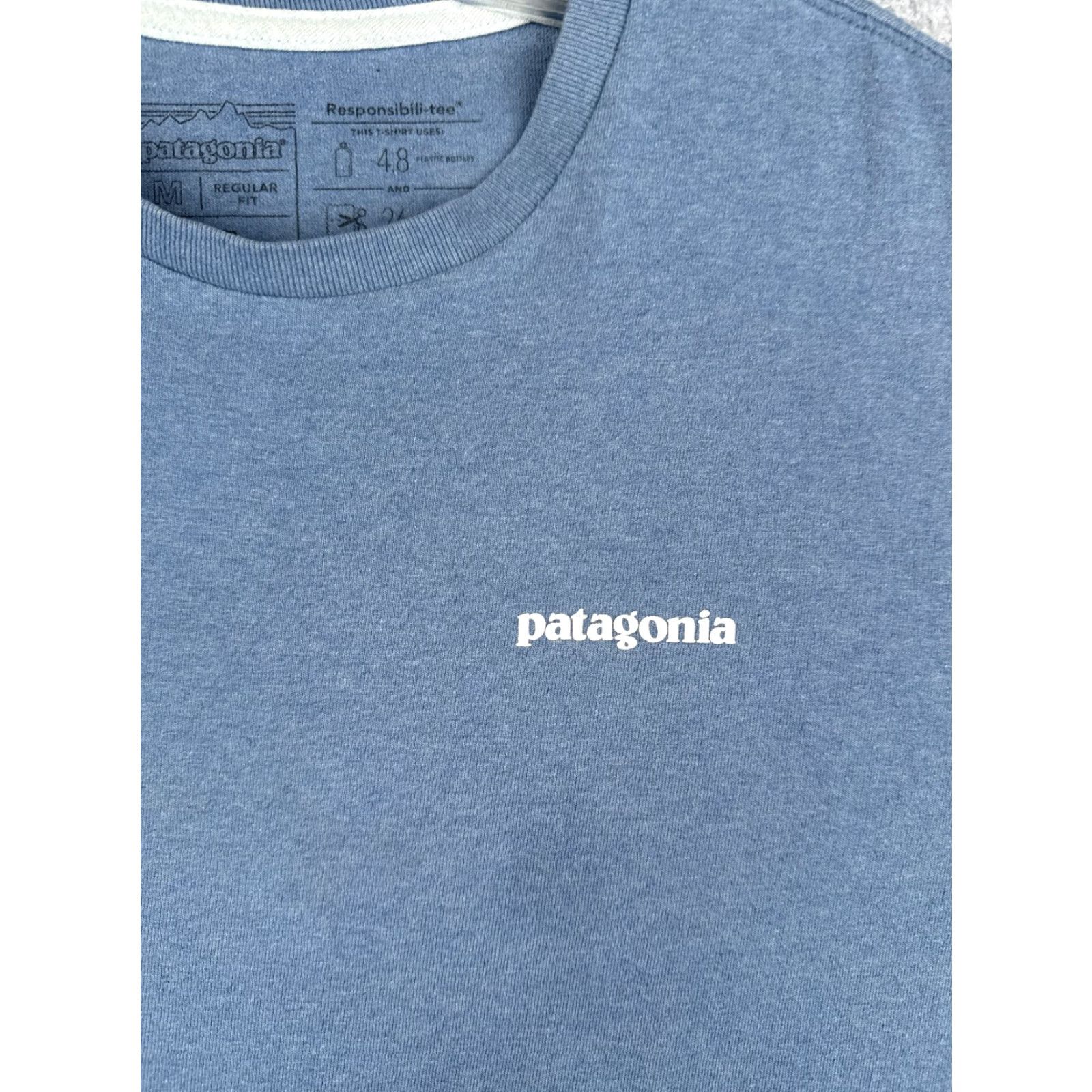 Patagonia Patagonia Shirt Men Medium Blue Long Sleeve Crew Neck Polyester Blend READ Size US M / EU 48-50 / 2 - 7 Thumbnail