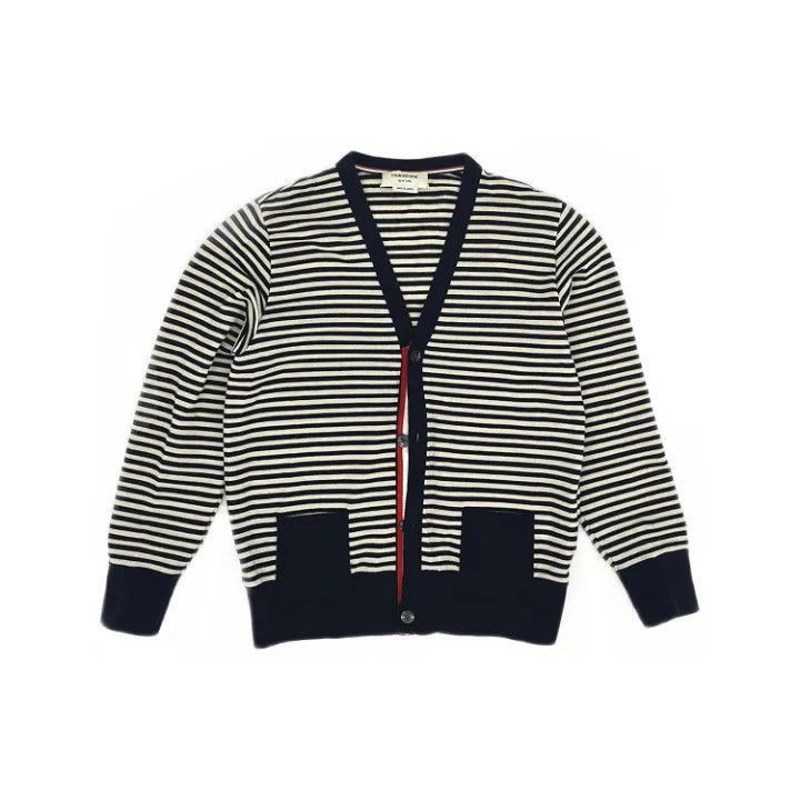 Thom Browne Thom Browne Striped Knit Cardigan -2507 Size US S / EU 44-46 / 1 - 7 Thumbnail