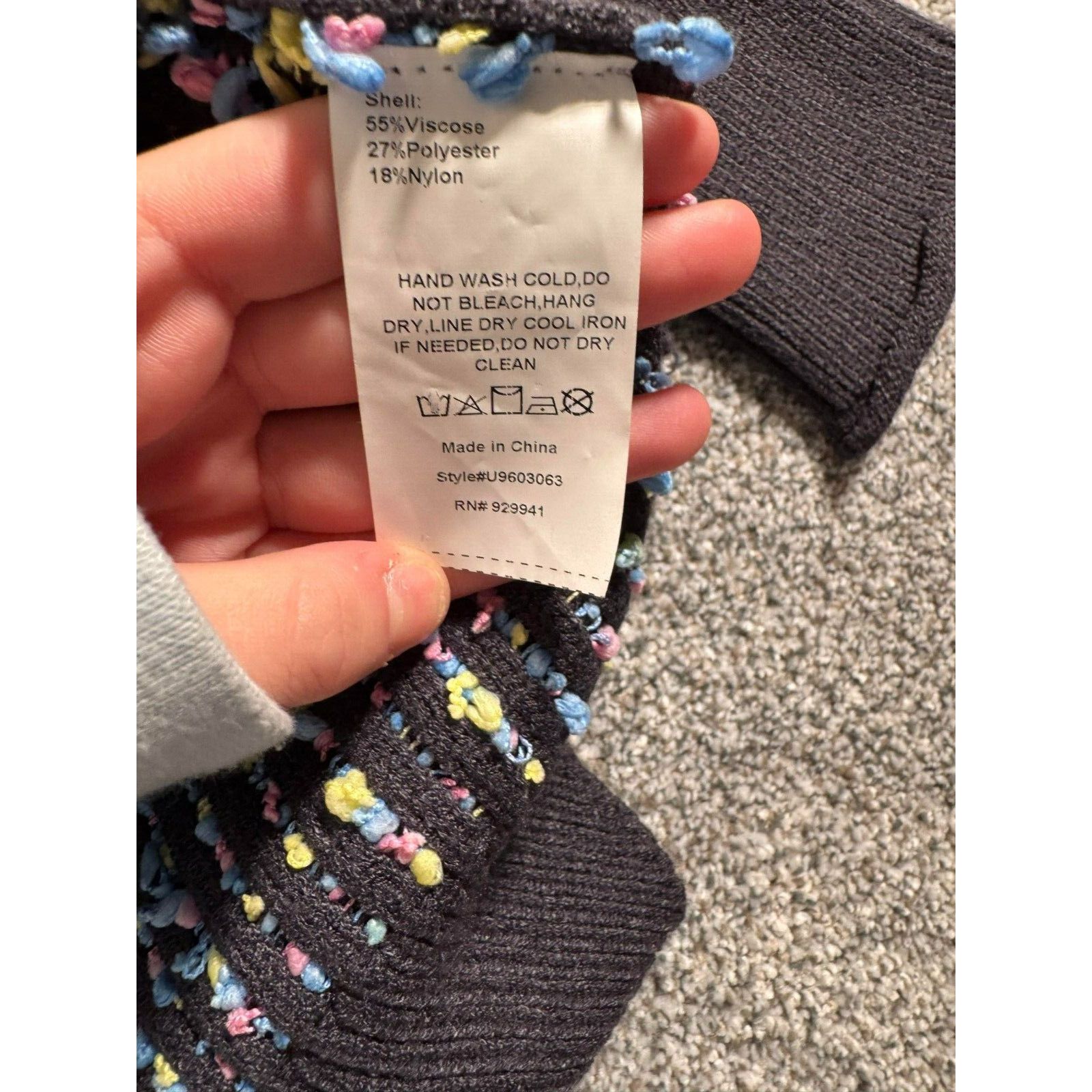 Other Weekend Suzanne Betro Sweater Womens 2X Plus Scalloped Heavy Size XXL / US 16-18 / IT 52-54 - 7 Thumbnail