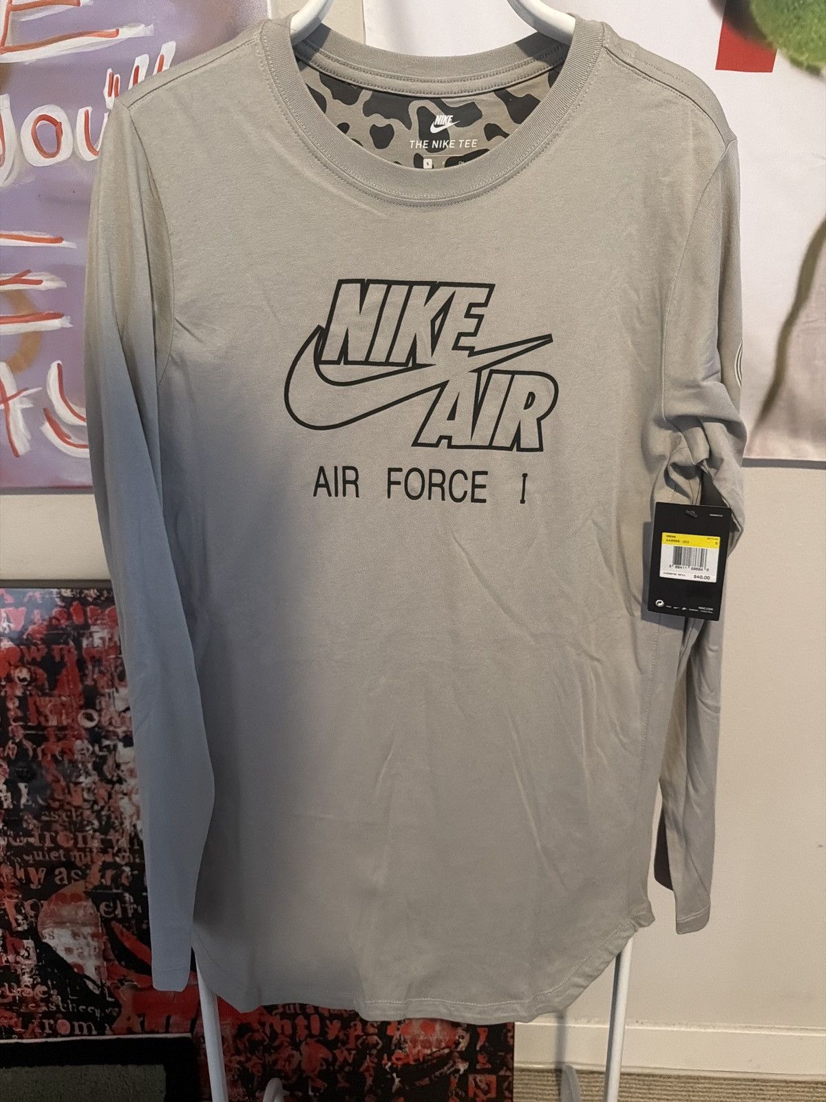 Nike Nike AF1 LS Tee Size US S / EU 44-46 / 1 - 1 Thumbnail
