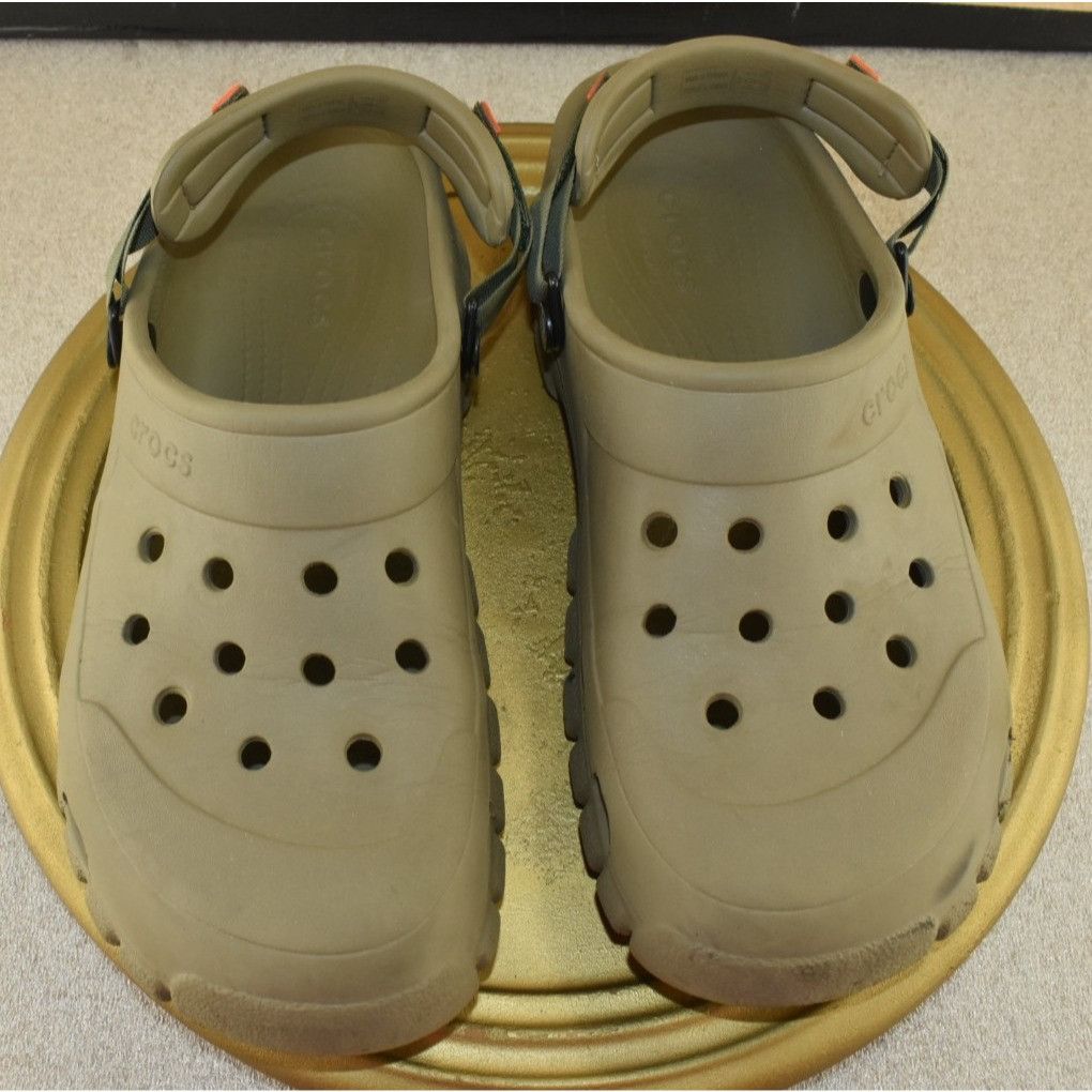 Crocs Crocs Offroad Men Clogs Size 11 Brown Slip-On Round Toe Ligh Size US 11 / EU 44 - 8 Thumbnail