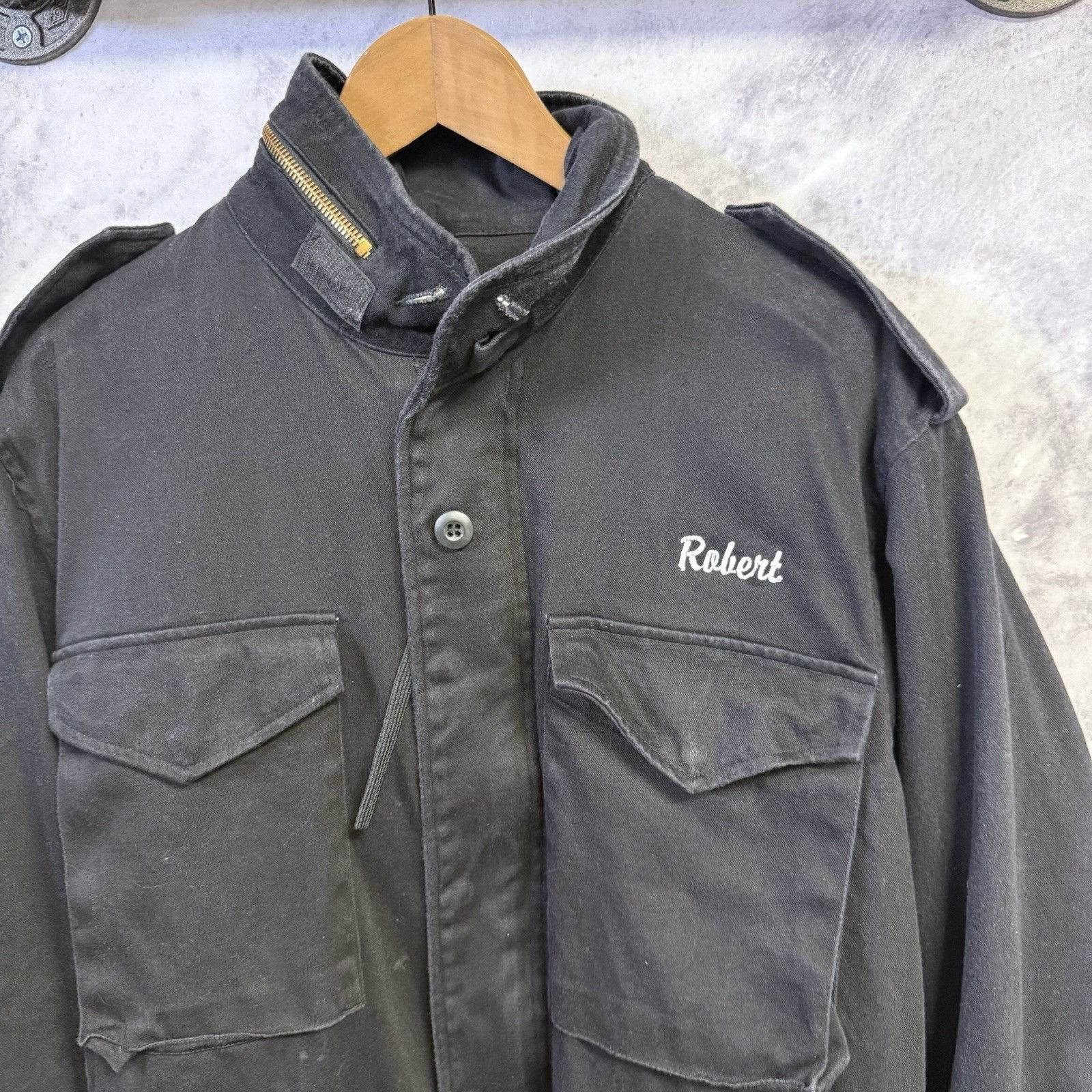 Vintage OG-107 Military Field Jacket Mens Size S 20x29.5 Black Cold Size US S / EU 44-46 / 1 - 2 Thumbnail