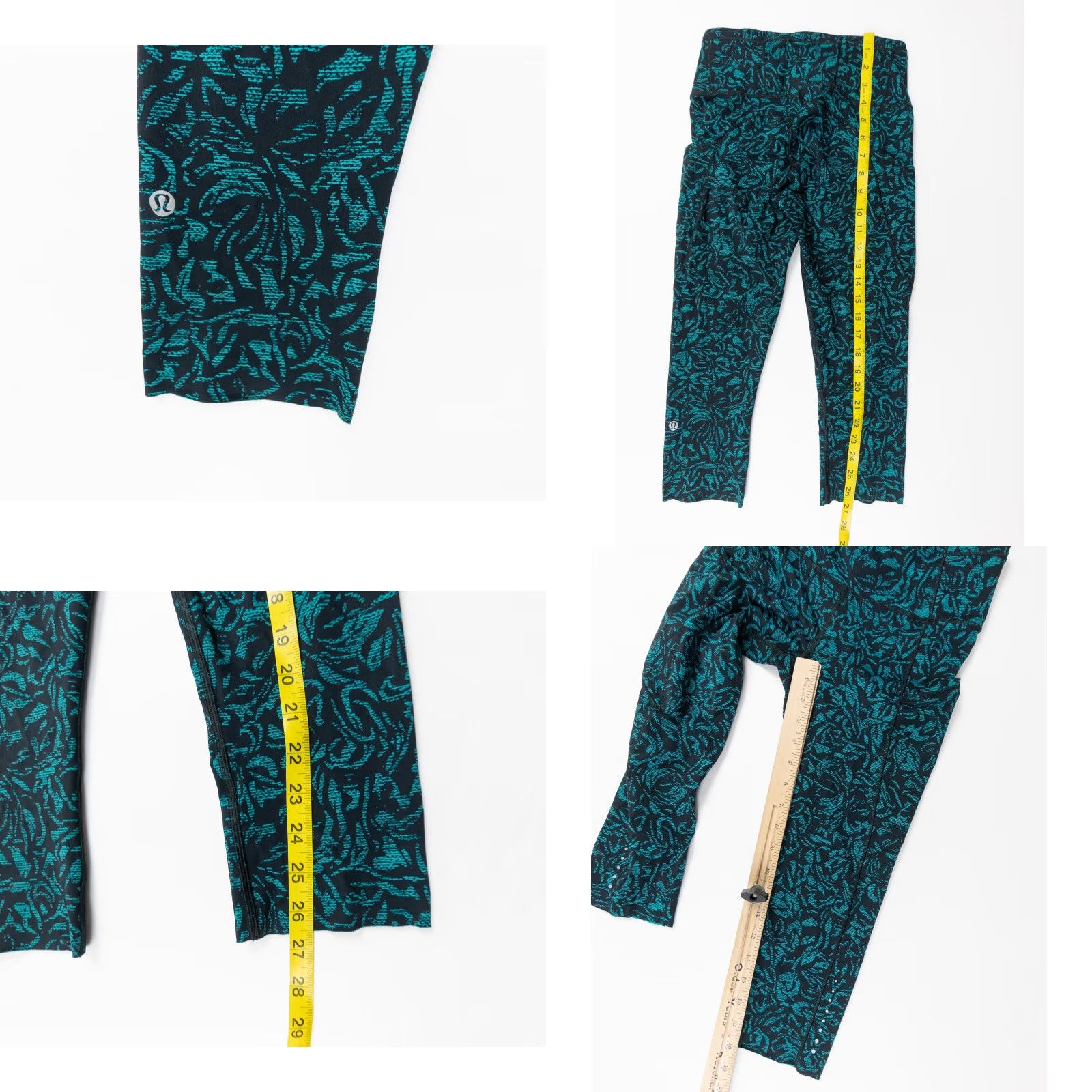 Lululemon Lululemon Leggings Women Size 6 Blue Cropped Stretch Activewear Yoga Gym Pants Ladies/ Women's Cropped Leggings Size 6 Blue Stretch Activewear Yoga Size 28" / US 6 / IT 42 - 8 Thumbnail