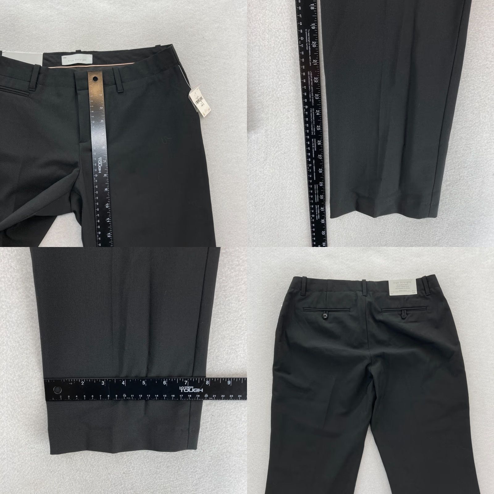 Gap Gap True Straight Dress Pants Women's 8 Black Stretch Career Casual Mid Rise NWT Pants Size 30" / US 8 / IT 44 - 8 Thumbnail