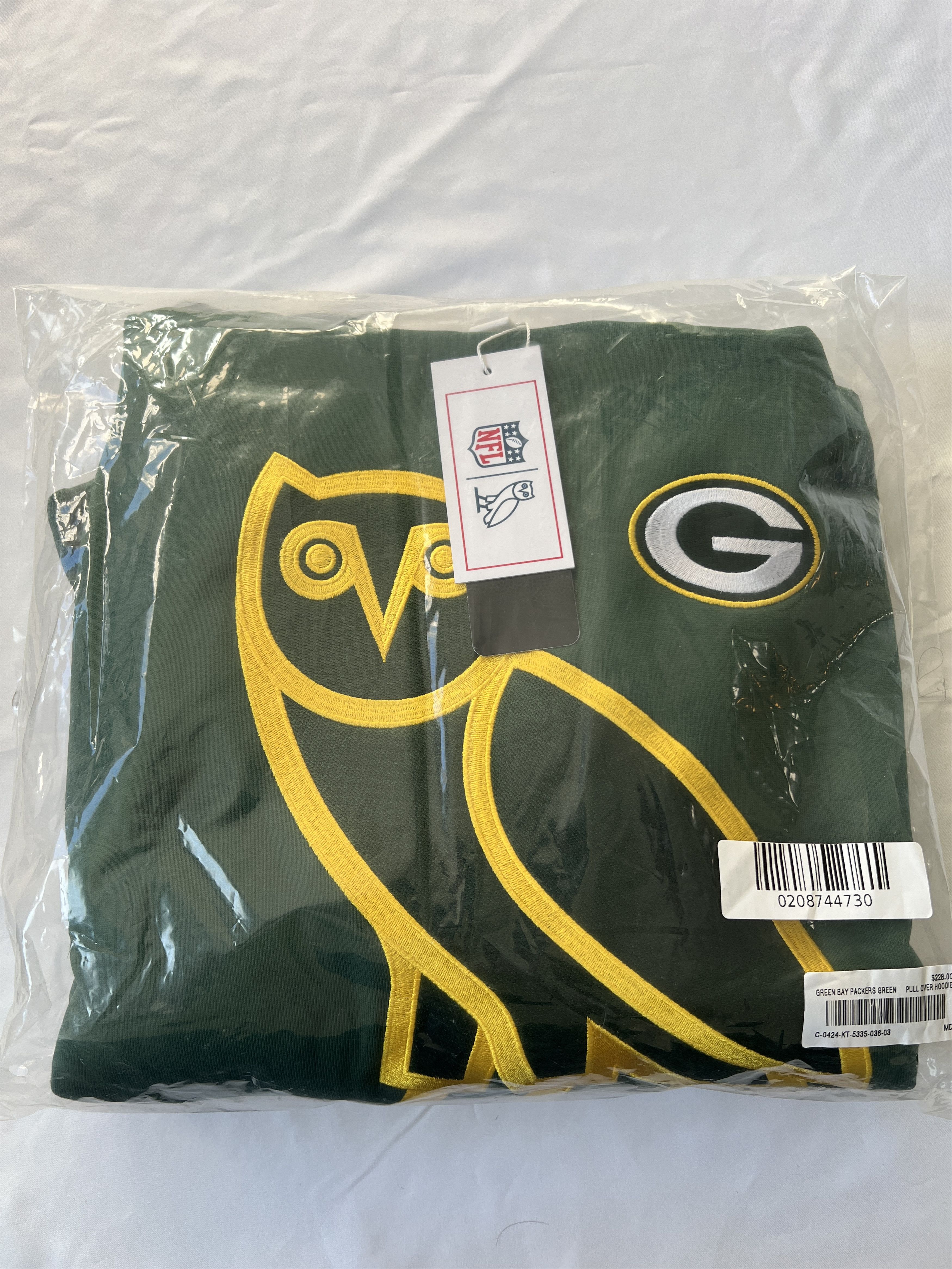 Drake OVO x NFL Green Bay Packers Icon Team OG Owl Hoodie Size US M / EU 48-50 / 2 - 10 Thumbnail