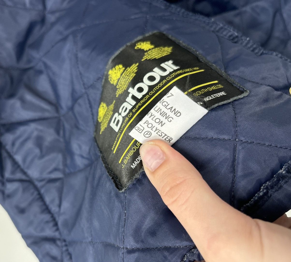 Barbour Barbour Vintage Liddesdale Navy Blue Hunting Quilted Jacket Size US XL / EU 56 / 4 - 17 Thumbnail