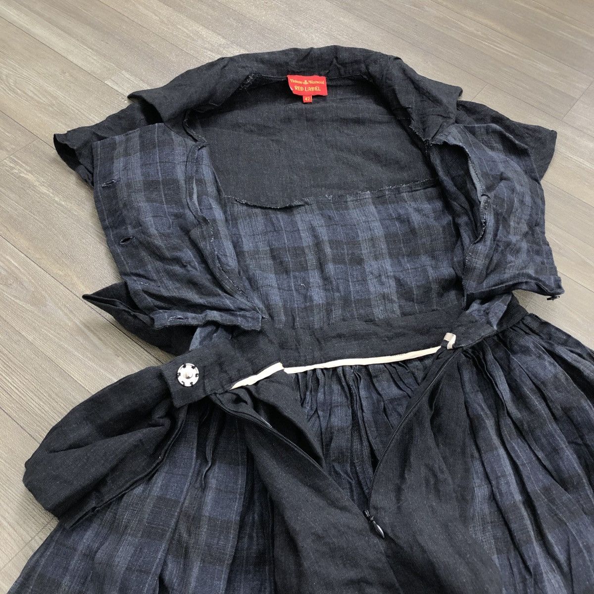 Vivienne Westwood Vintage Vivienne Westwood Red Label Plaid Dresses Luxury Size M / US 6-8 / IT 42-44 - 8 Thumbnail