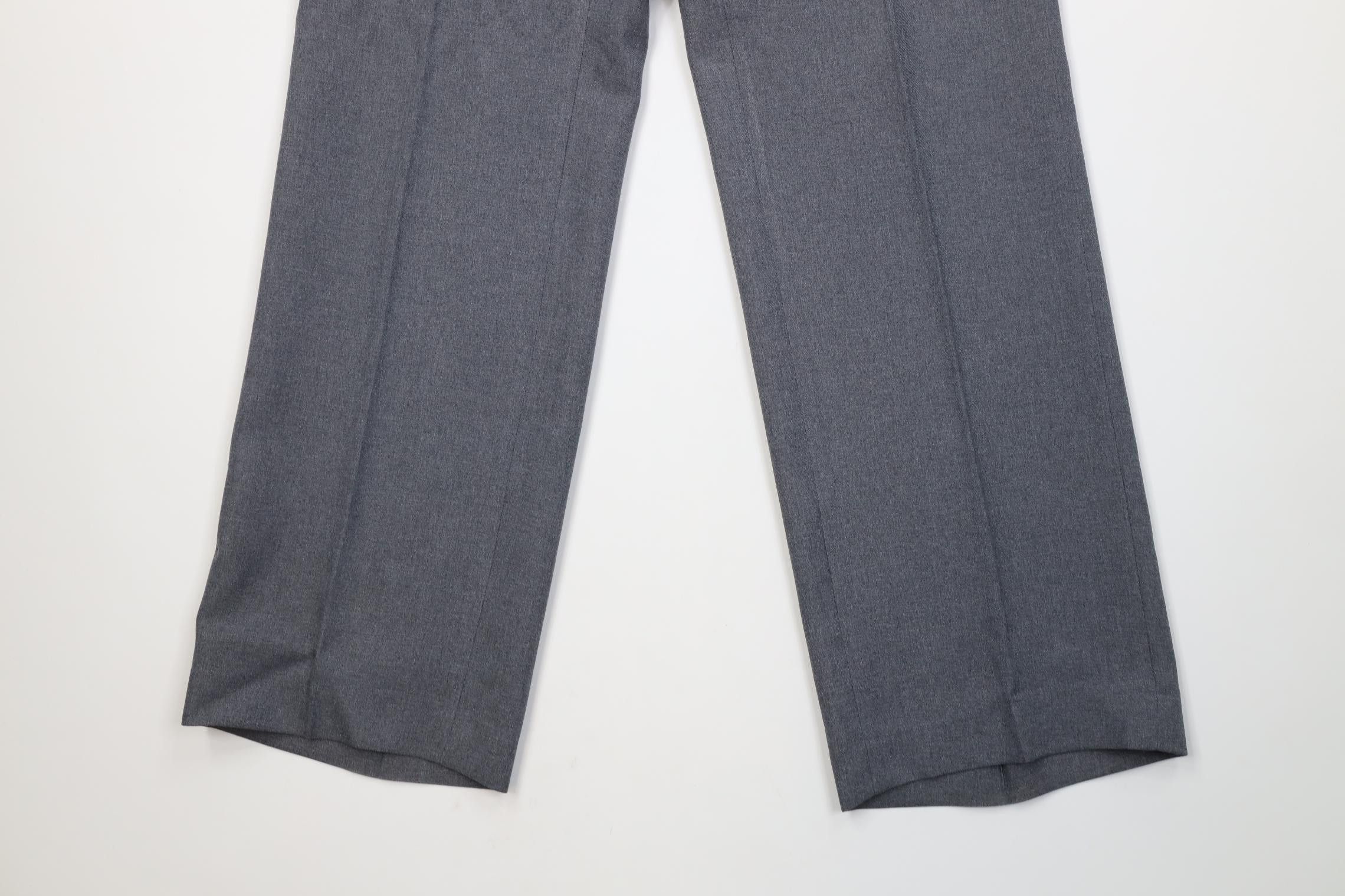 Vintage Vintage 70s Streetwear Flared Wide Leg Chino Pants Gray USA Size US 34 / EU 50 - 4 Thumbnail