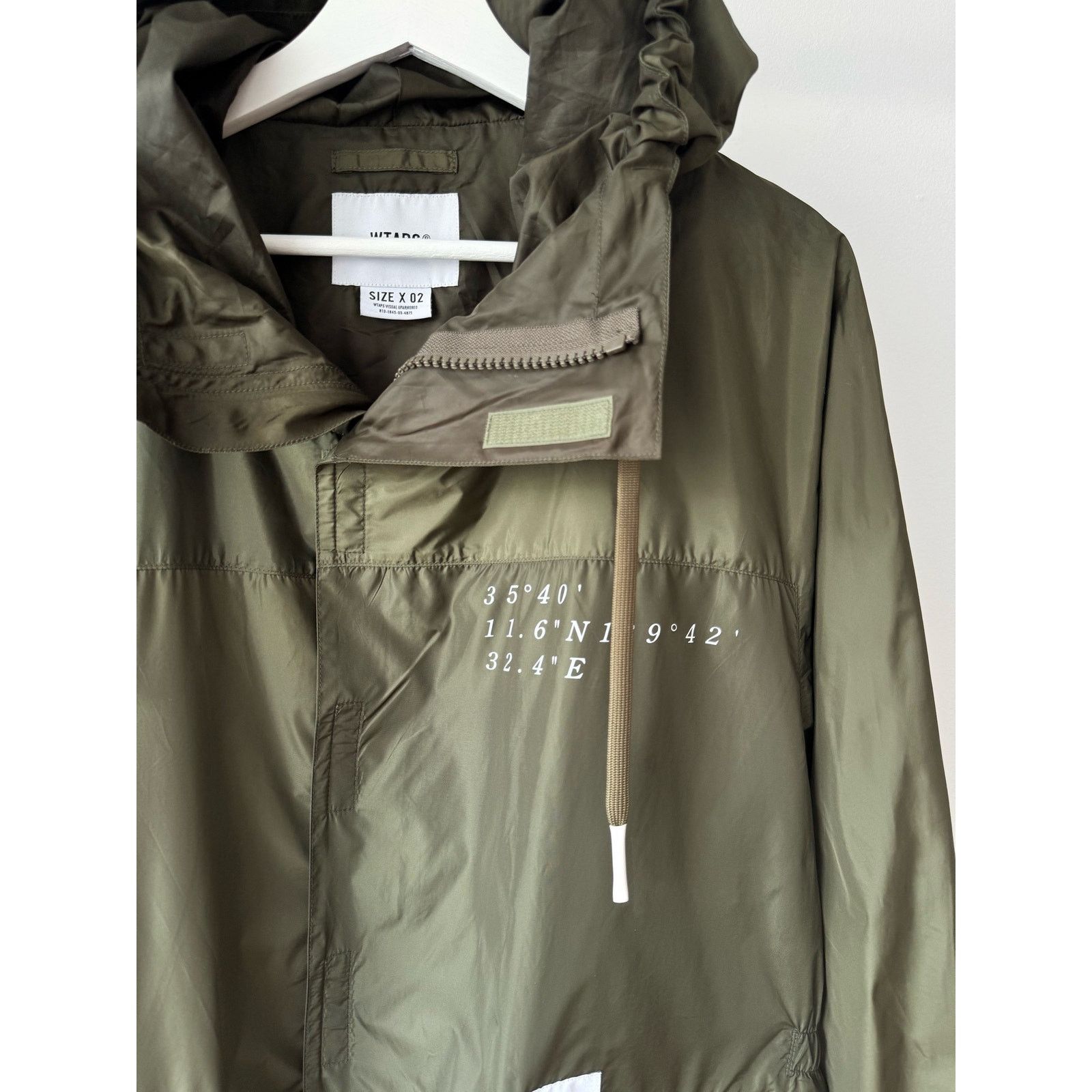 Wtaps Wtaps Pillar Hooded Jacket Olive Japanese Windbreaker Size US M / EU 48-50 / 2 - 3 Thumbnail